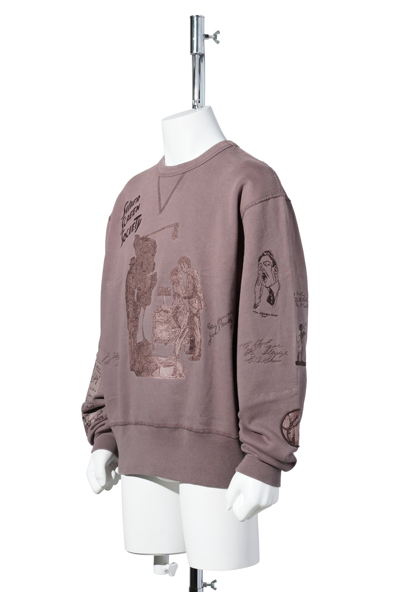 FILM CREWNECK / MAUVE