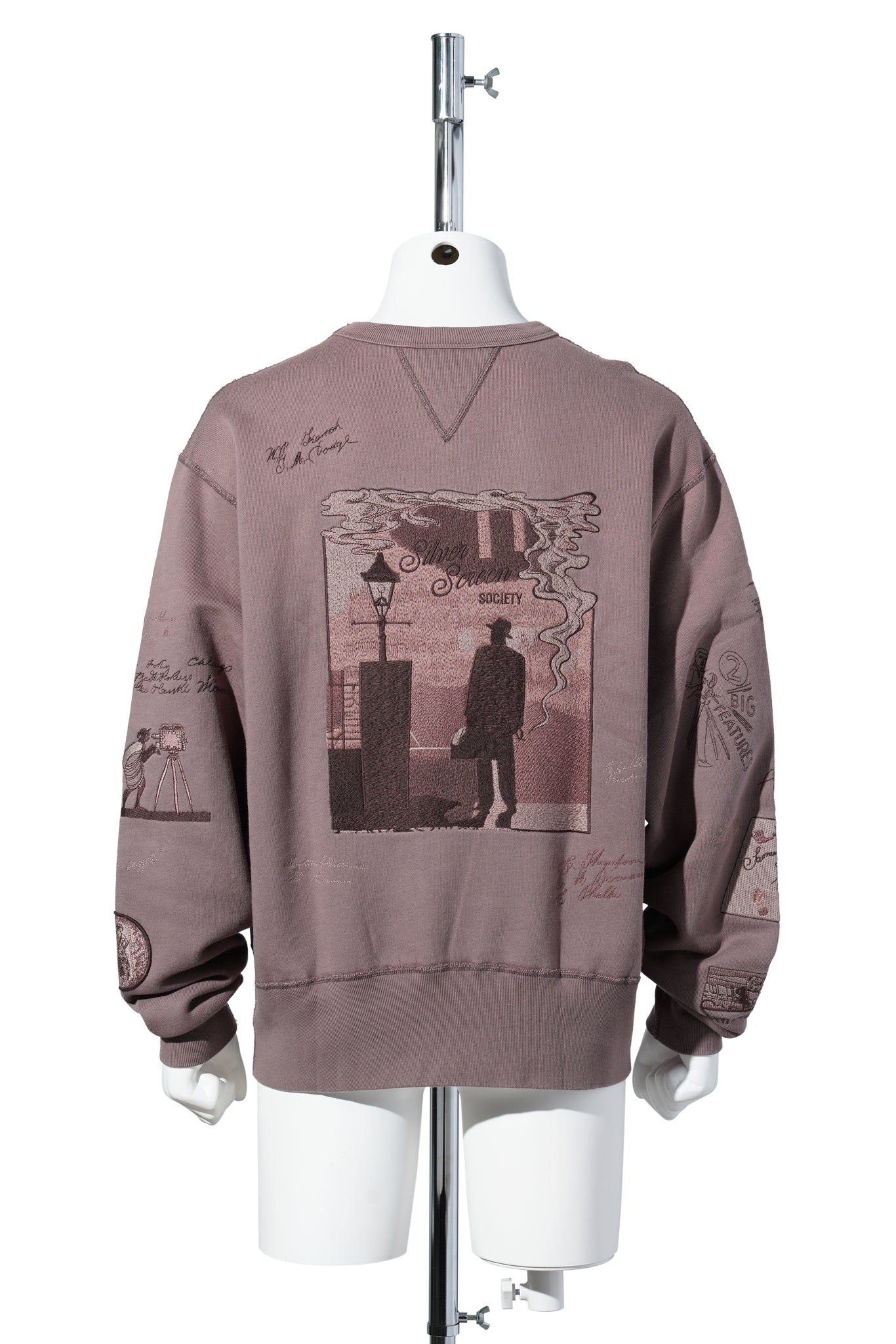FILM CREWNECK / MAUVE