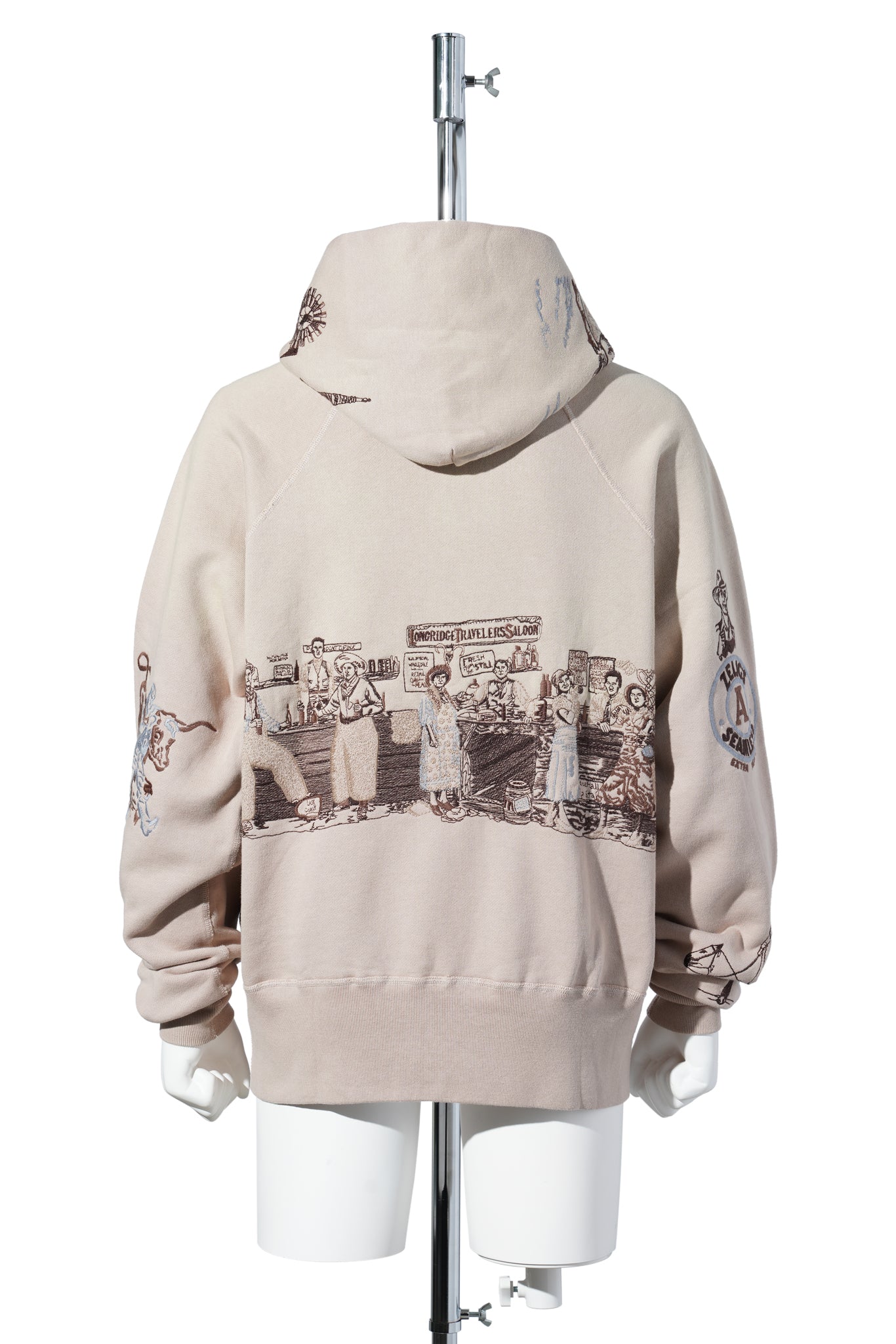 WESTERN HOODIE / LIGHT TAUPE