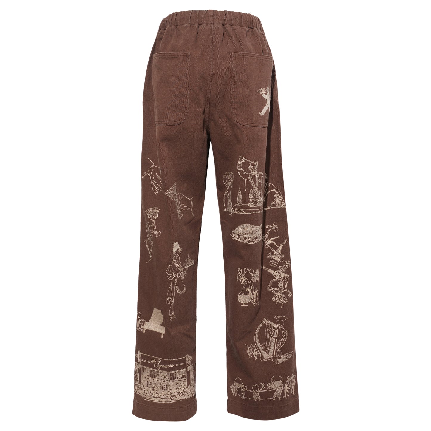 RESTAURANT PANT / BROWN