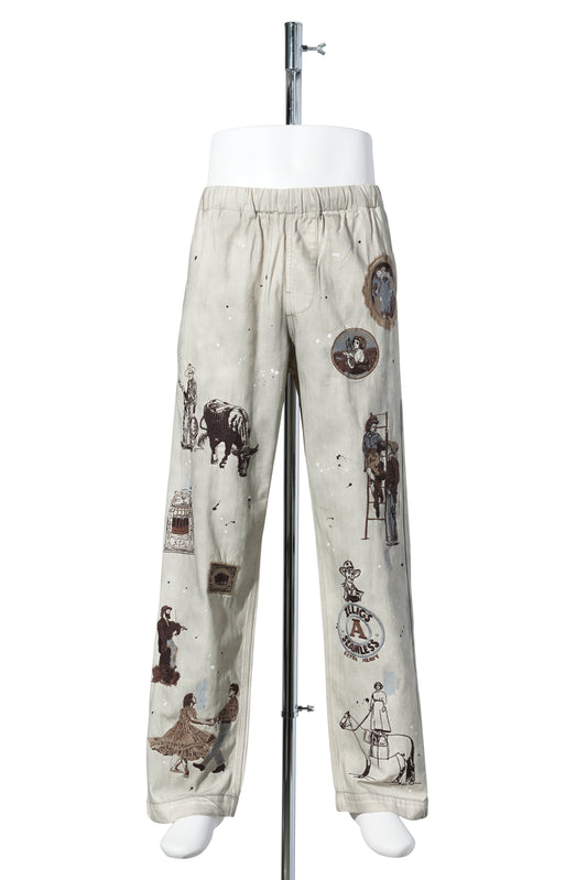 WESTERN PANT / SMOKE GREY