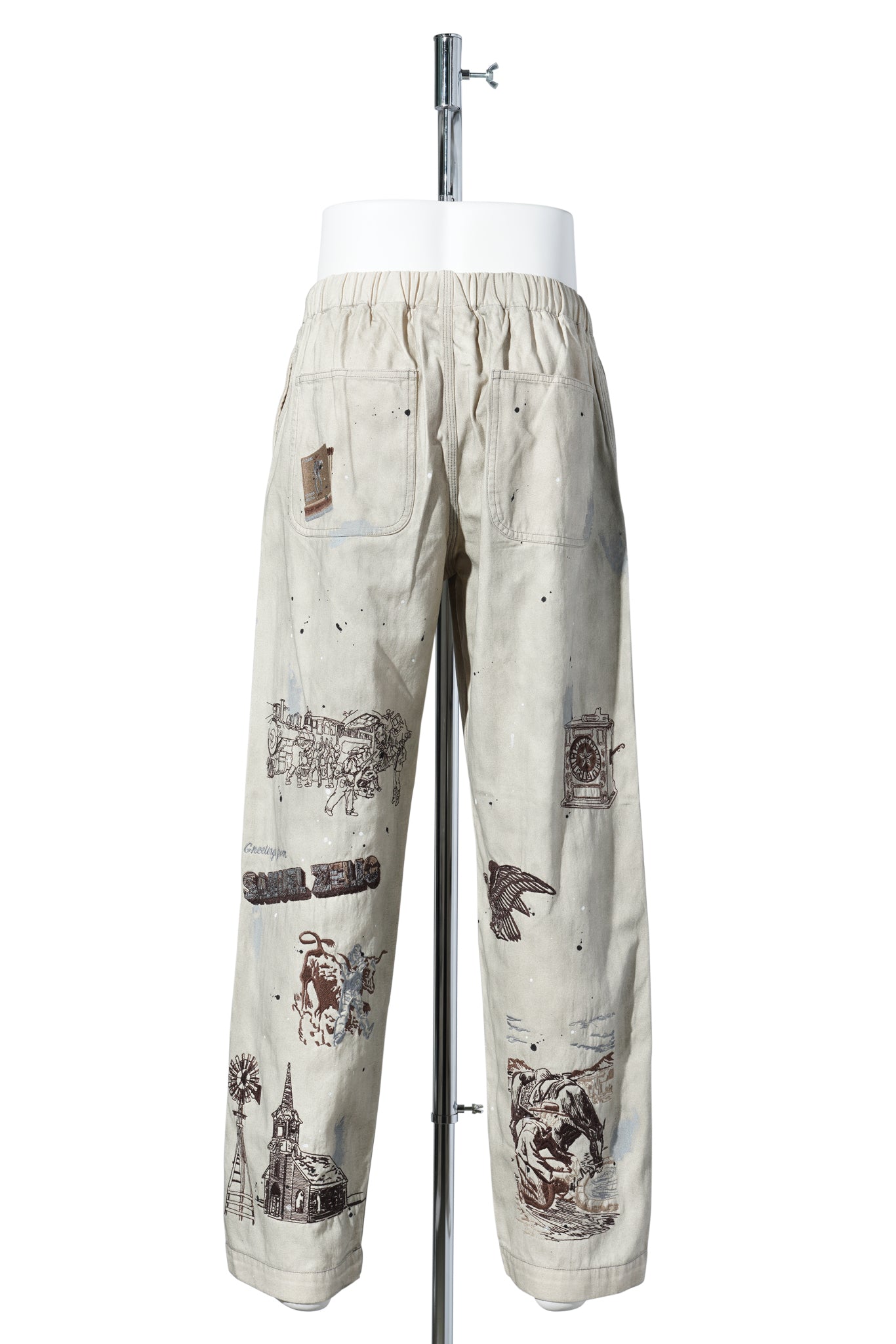 WESTERN PANT / SMOKE GREY