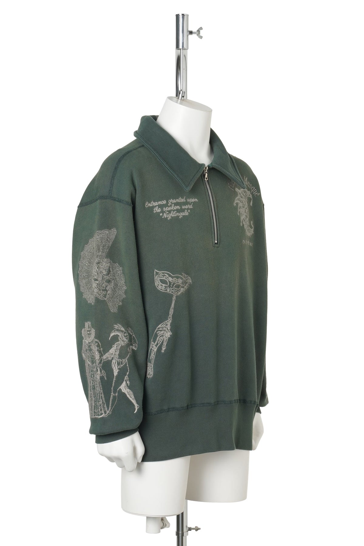 BALLROOM 1/4 ZIP / EMERALD GREEN