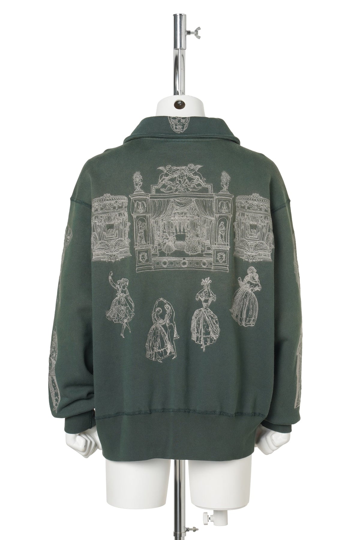 BALLROOM 1/4 ZIP / EMERALD GREEN