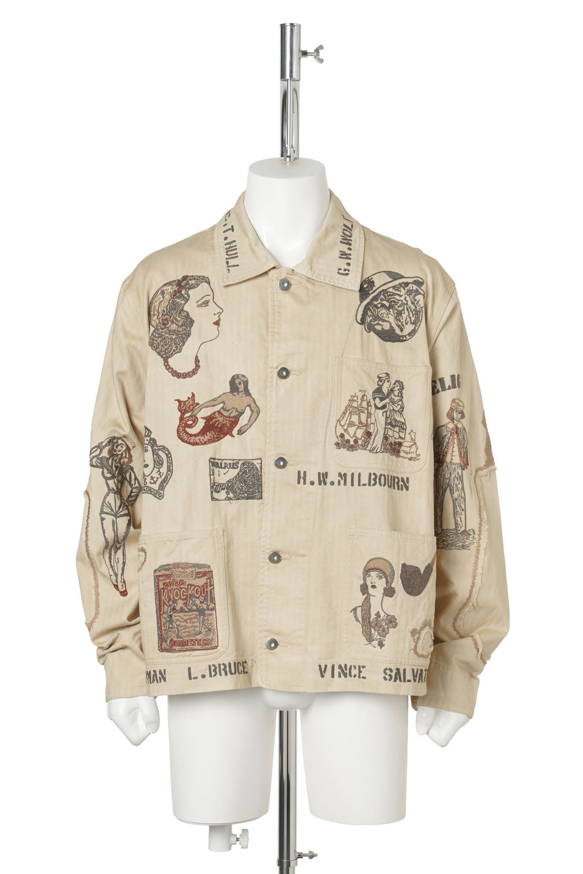 DUFFLE CHORE JACKET / FADED BEIGE