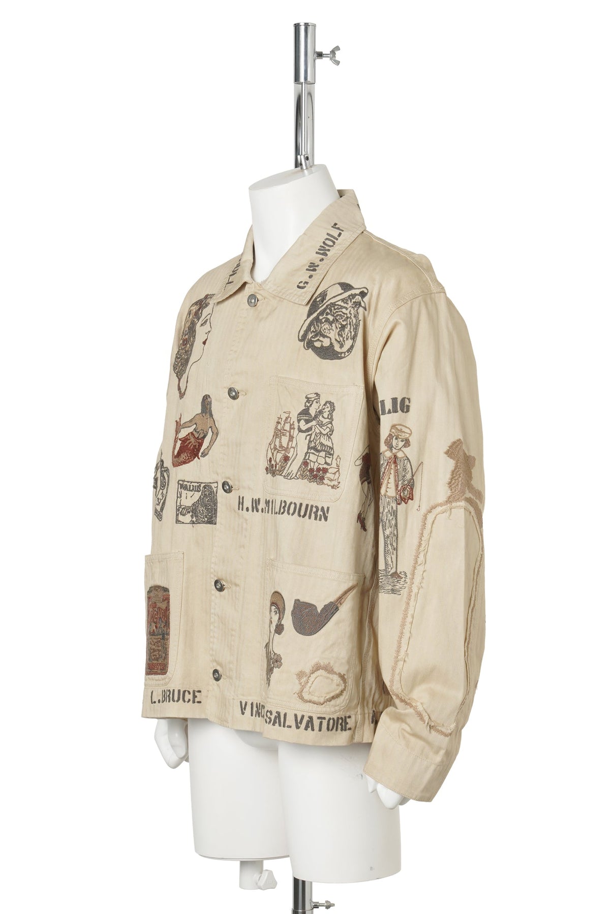 DUFFLE CHORE JACKET / FADED BEIGE