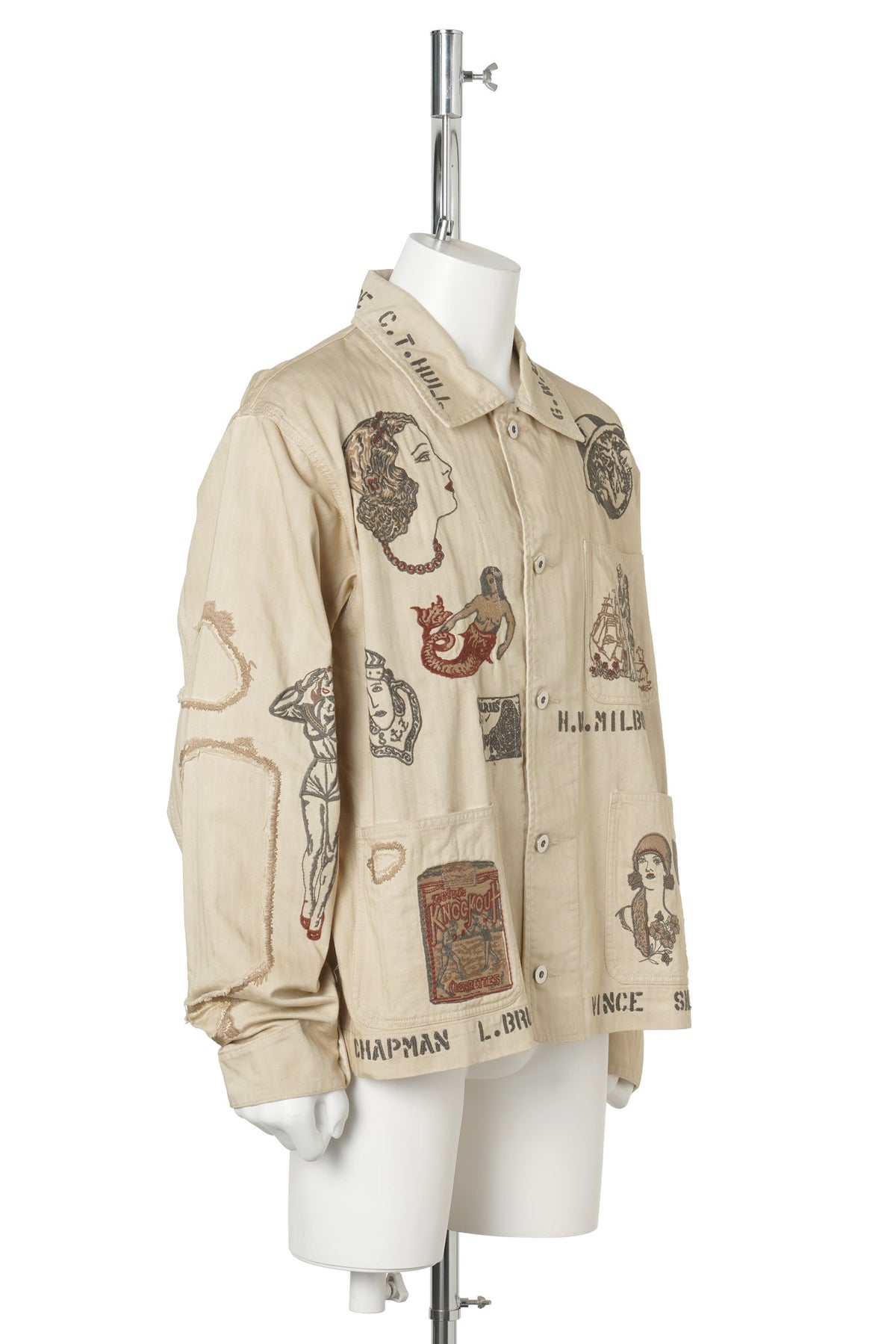 DUFFLE CHORE JACKET / FADED BEIGE
