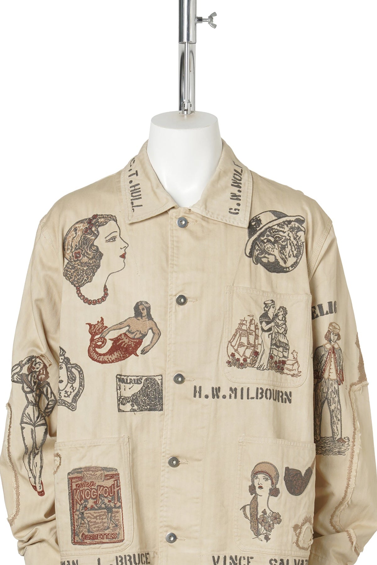 DUFFLE CHORE JACKET / FADED BEIGE