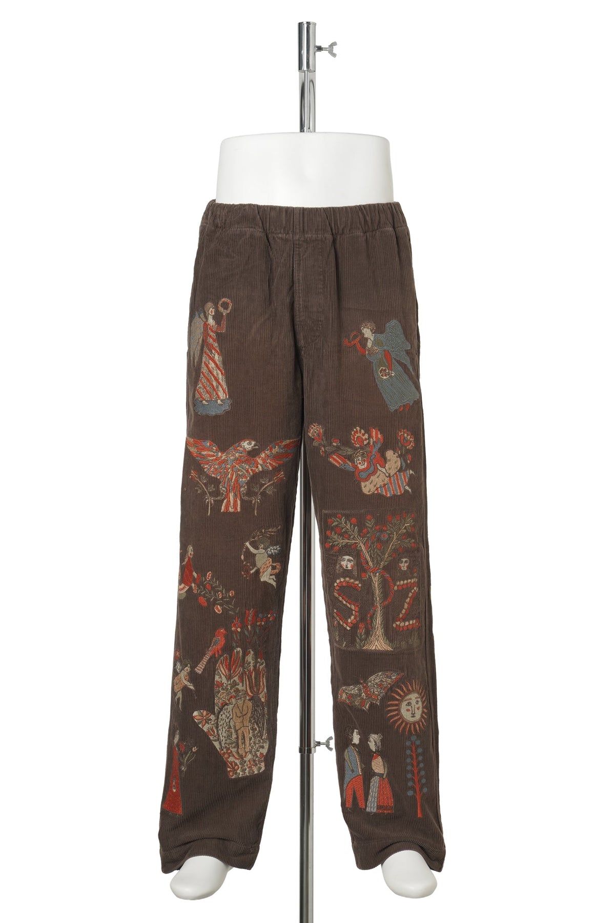 FOLK PANT / OLIVE BROWN