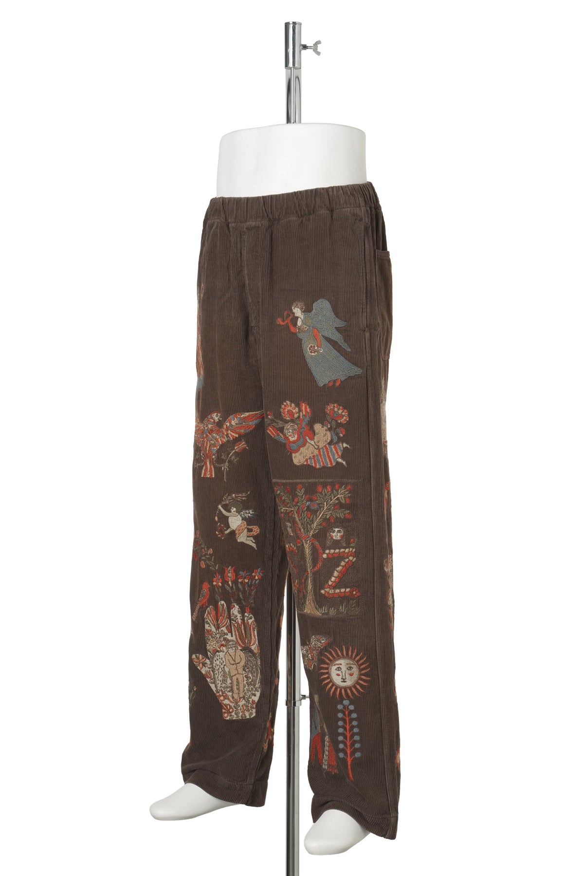FOLK PANT / OLIVE BROWN