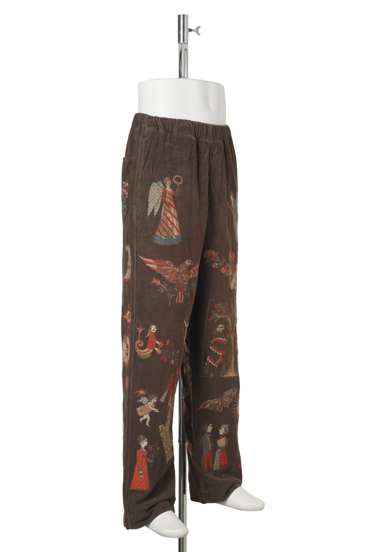 FOLK PANT / OLIVE BROWN