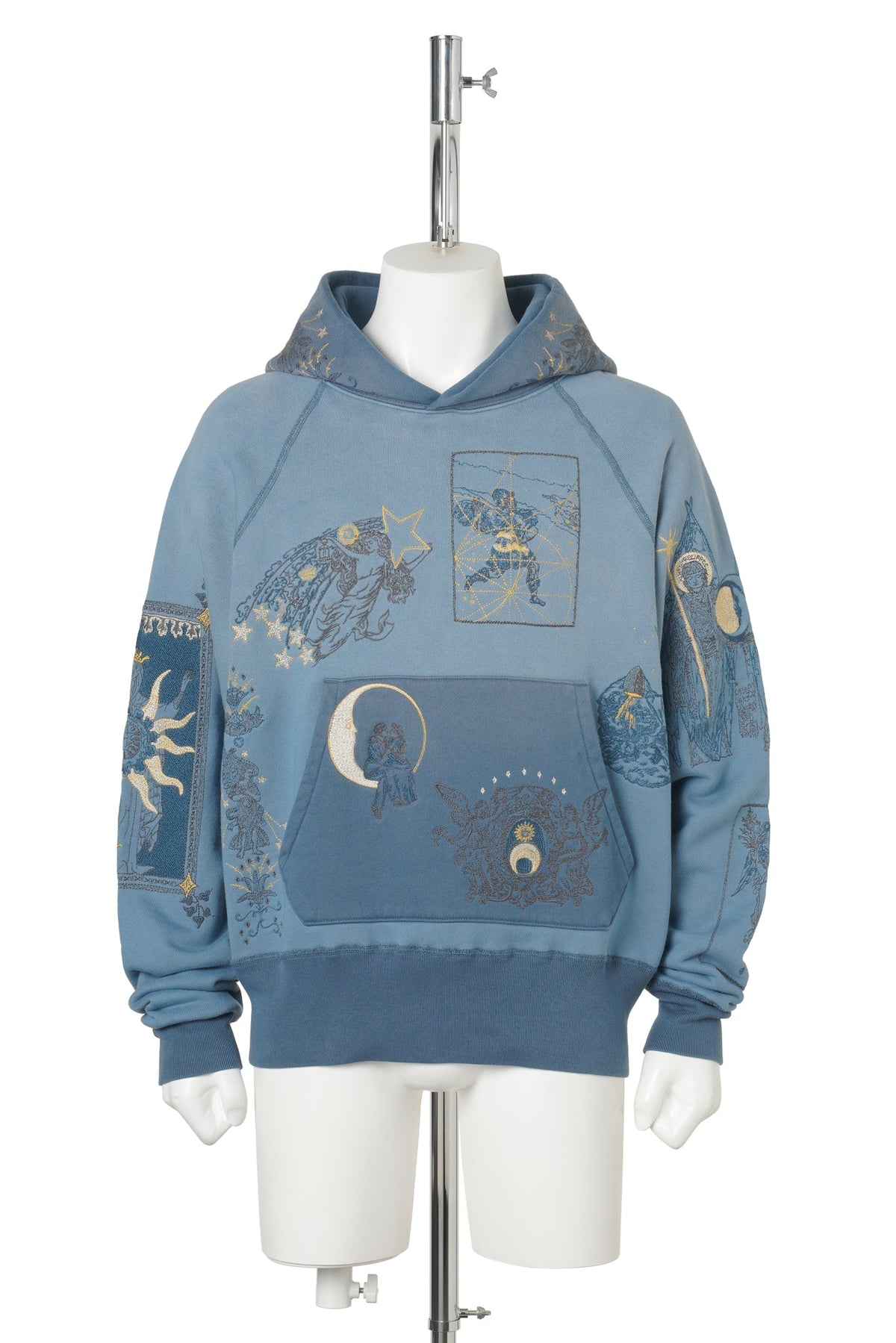 LA LUNA HOODIE / OCEAN BLUE/SKY BLUE