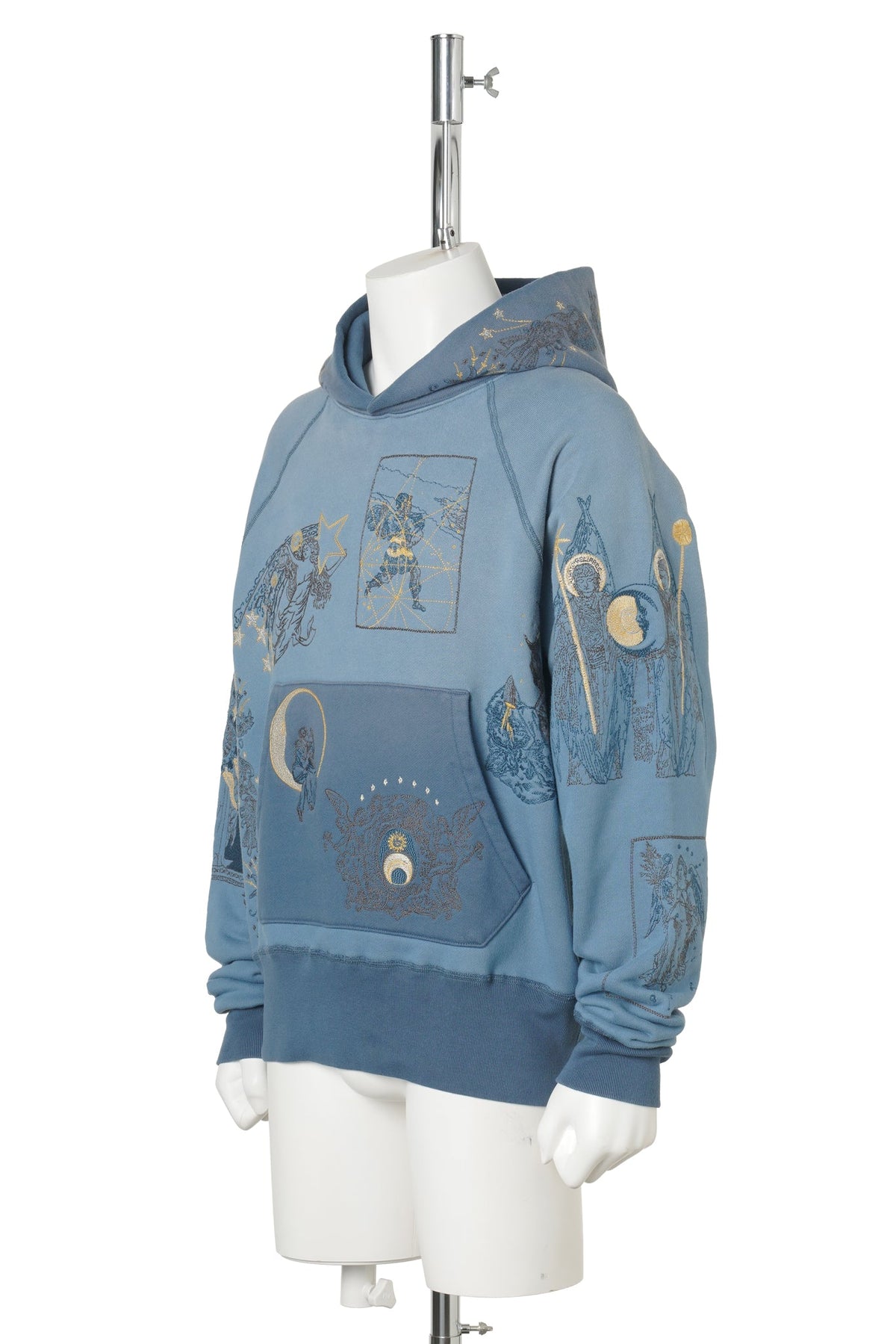 LA LUNA HOODIE / OCEAN BLUE/SKY BLUE