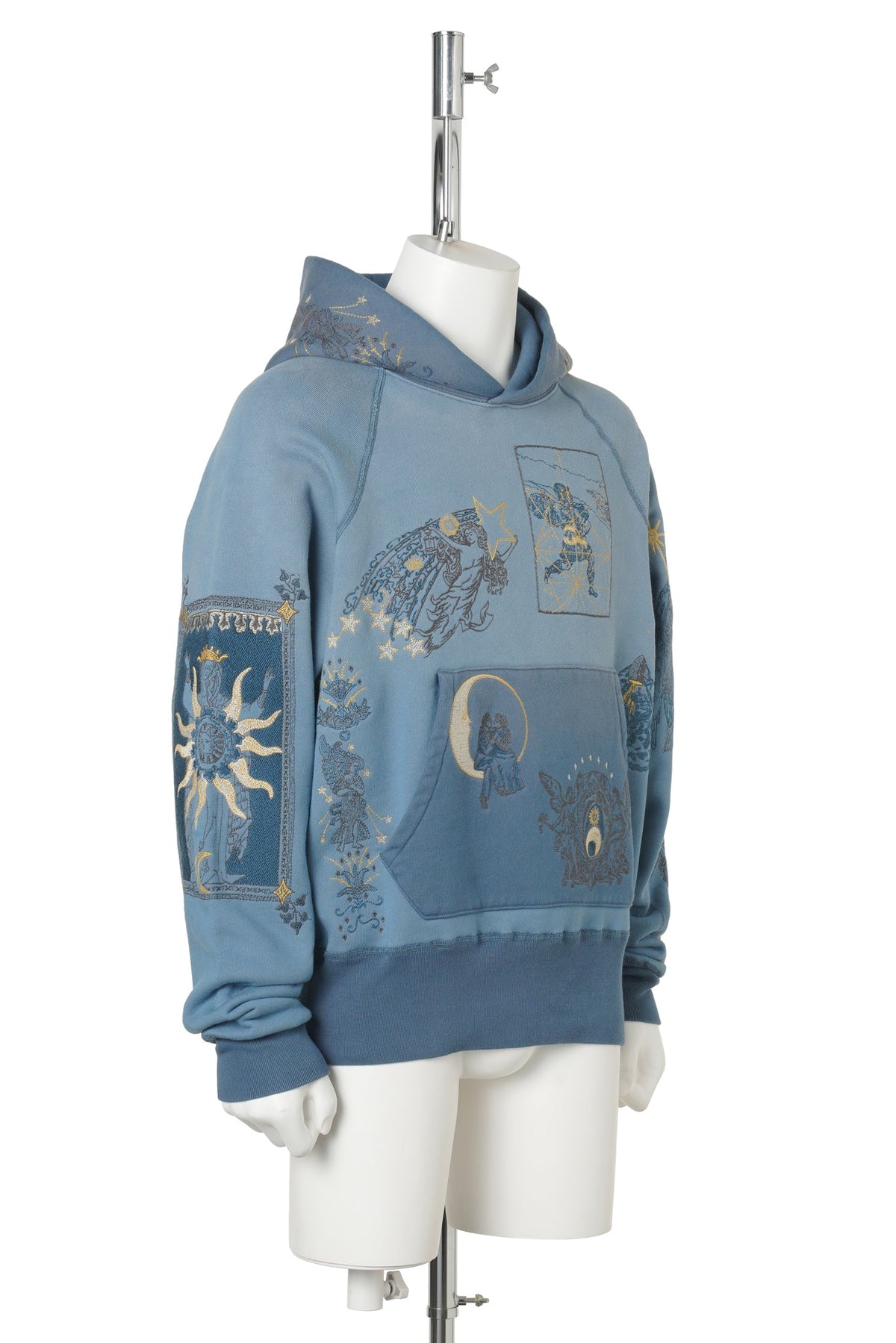 LA LUNA HOODIE / OCEAN BLUE/SKY BLUE