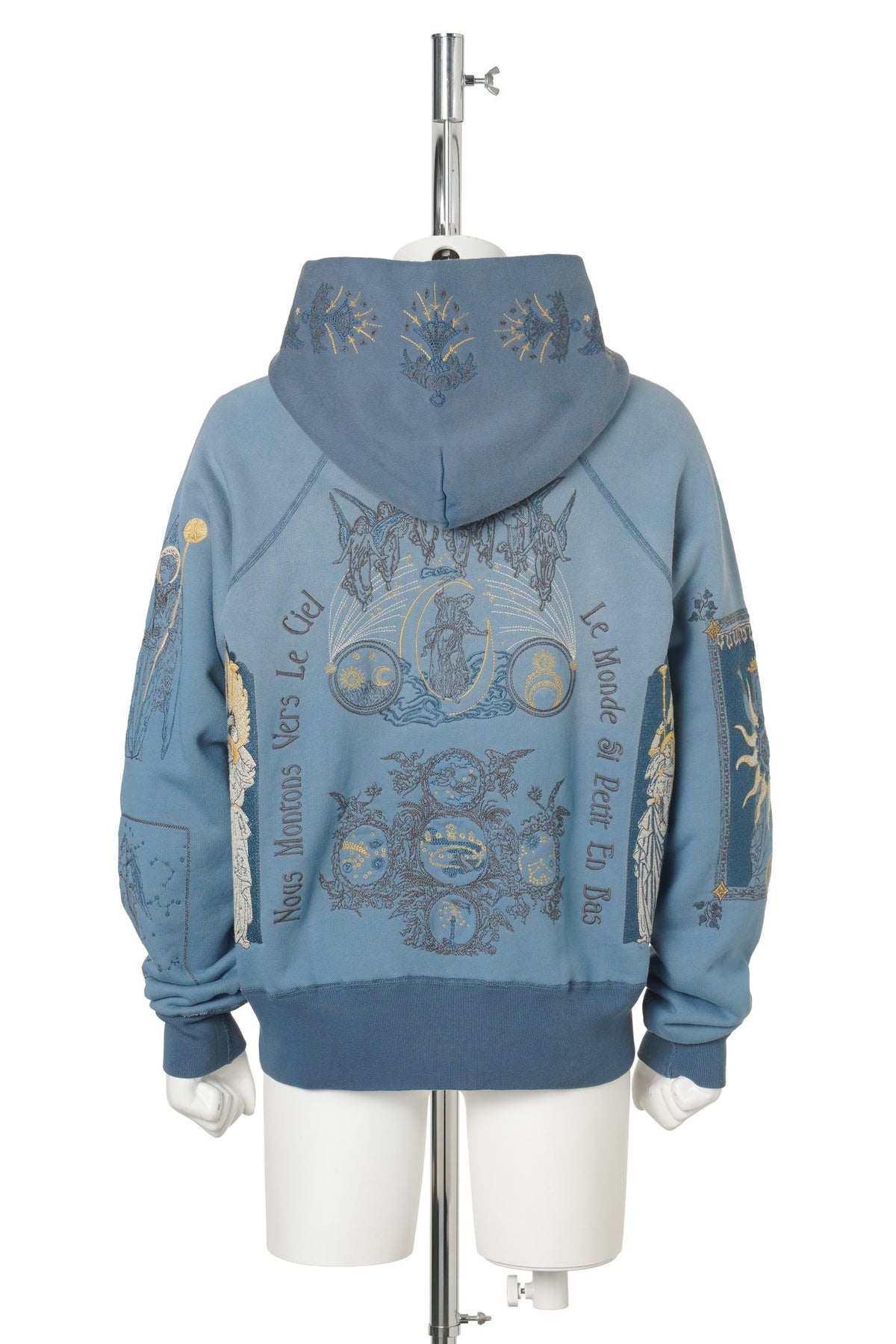 LA LUNA HOODIE / OCEAN BLUE/SKY BLUE