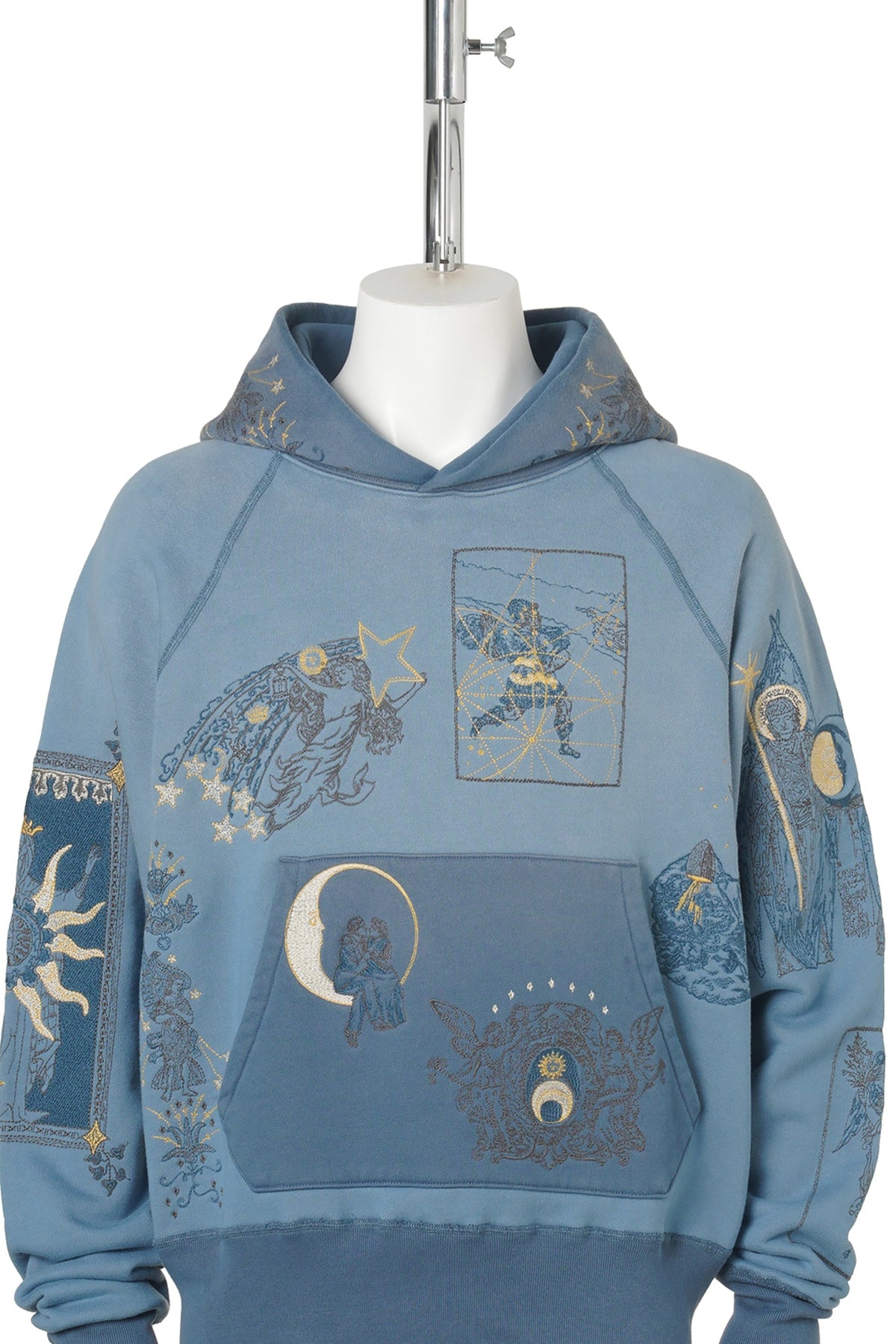 LA LUNA HOODIE / OCEAN BLUE/SKY BLUE