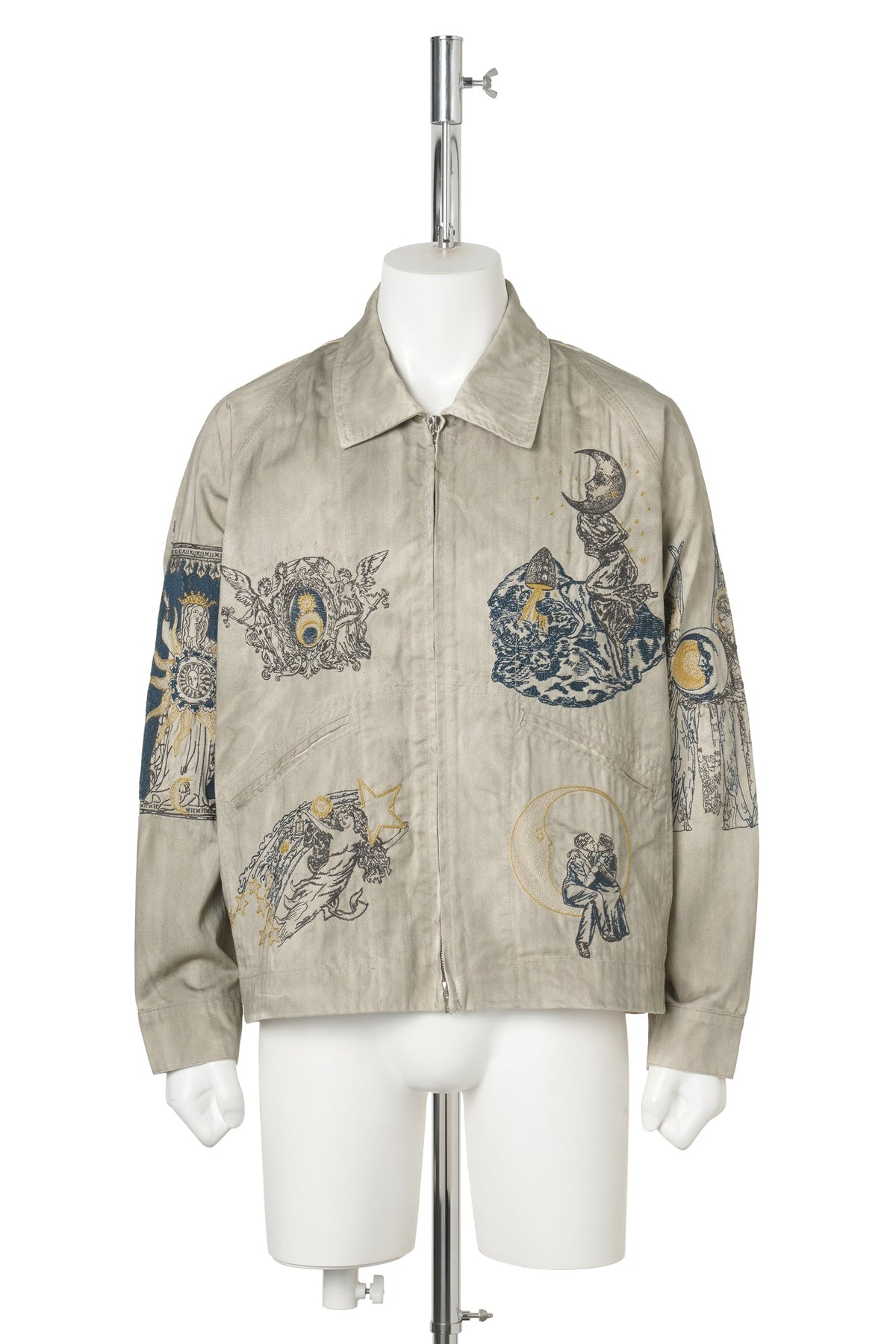 LA LUNA ZIP JACKET / SMOKE GREY