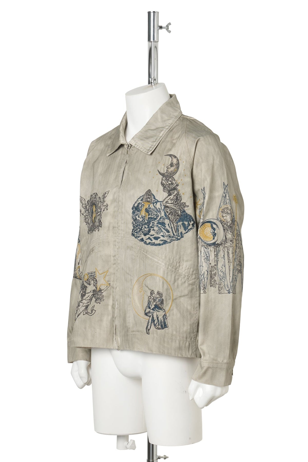 LA LUNA ZIP JACKET / SMOKE GREY