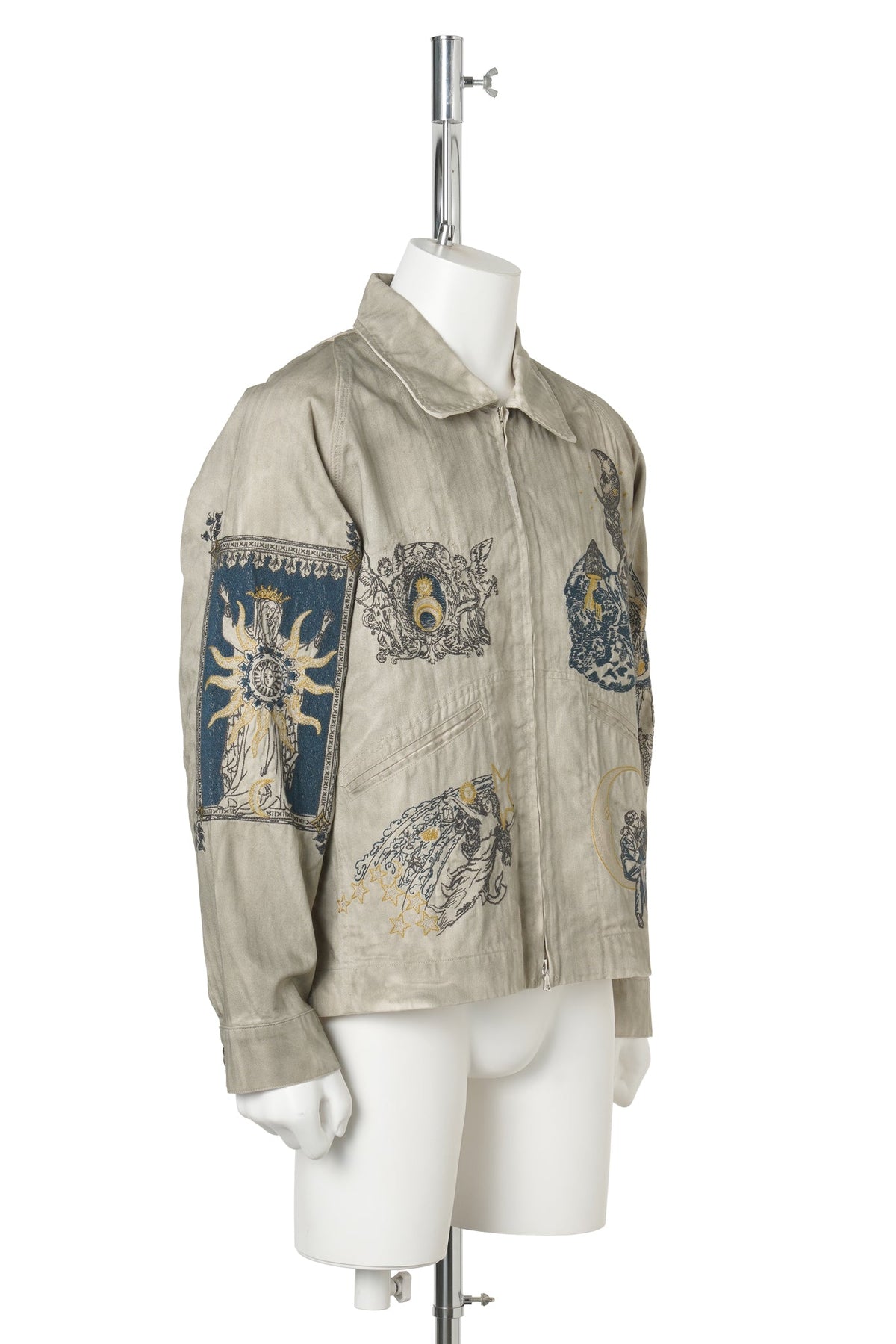 LA LUNA ZIP JACKET / SMOKE GREY