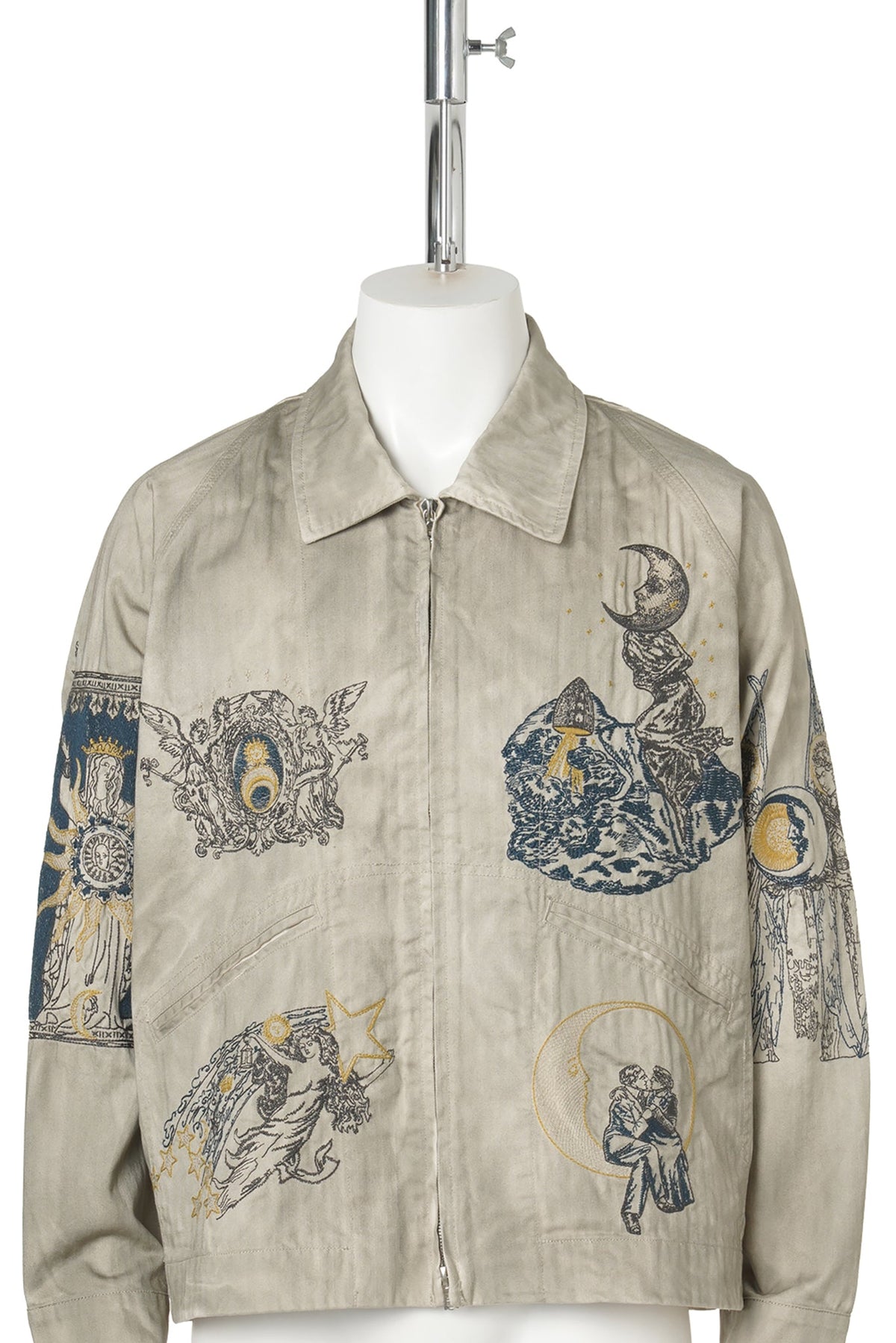 LA LUNA ZIP JACKET / SMOKE GREY