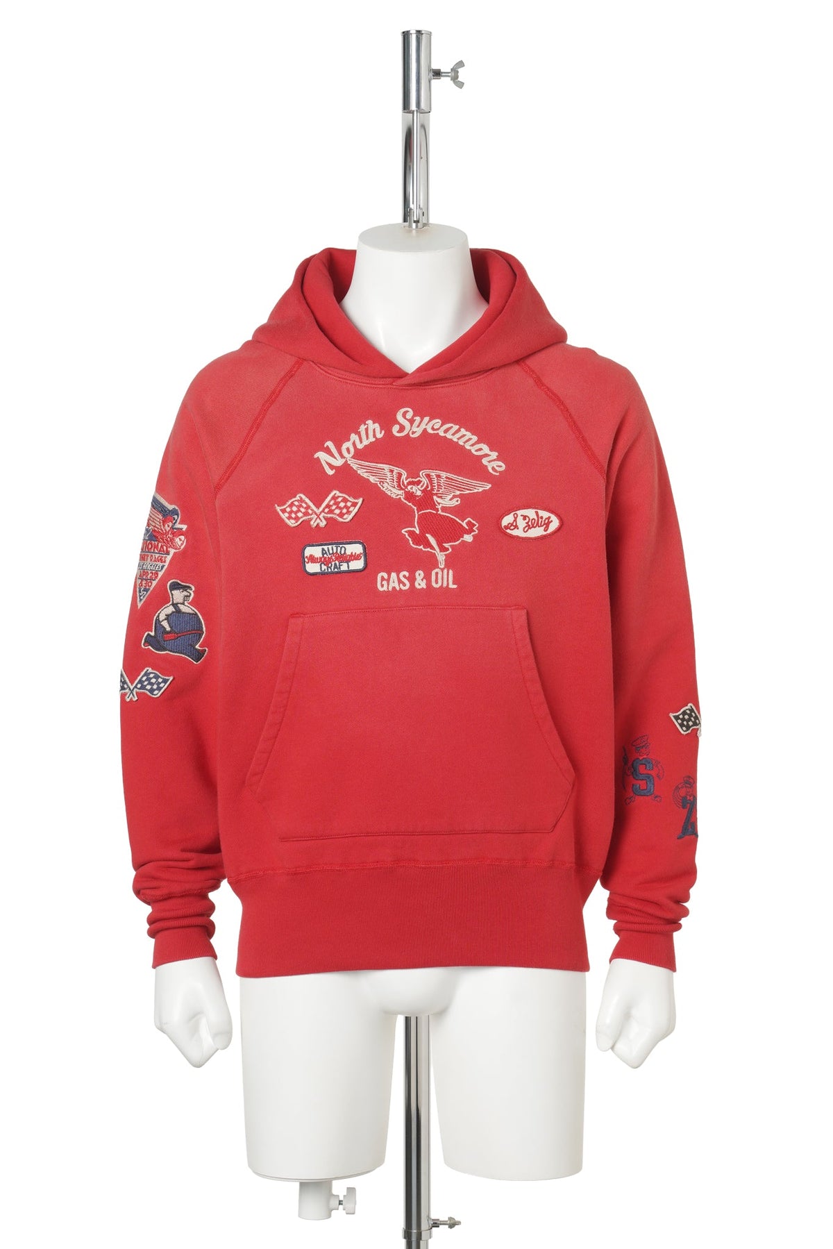 SERVICE HOODIE / VINTAGE RED
