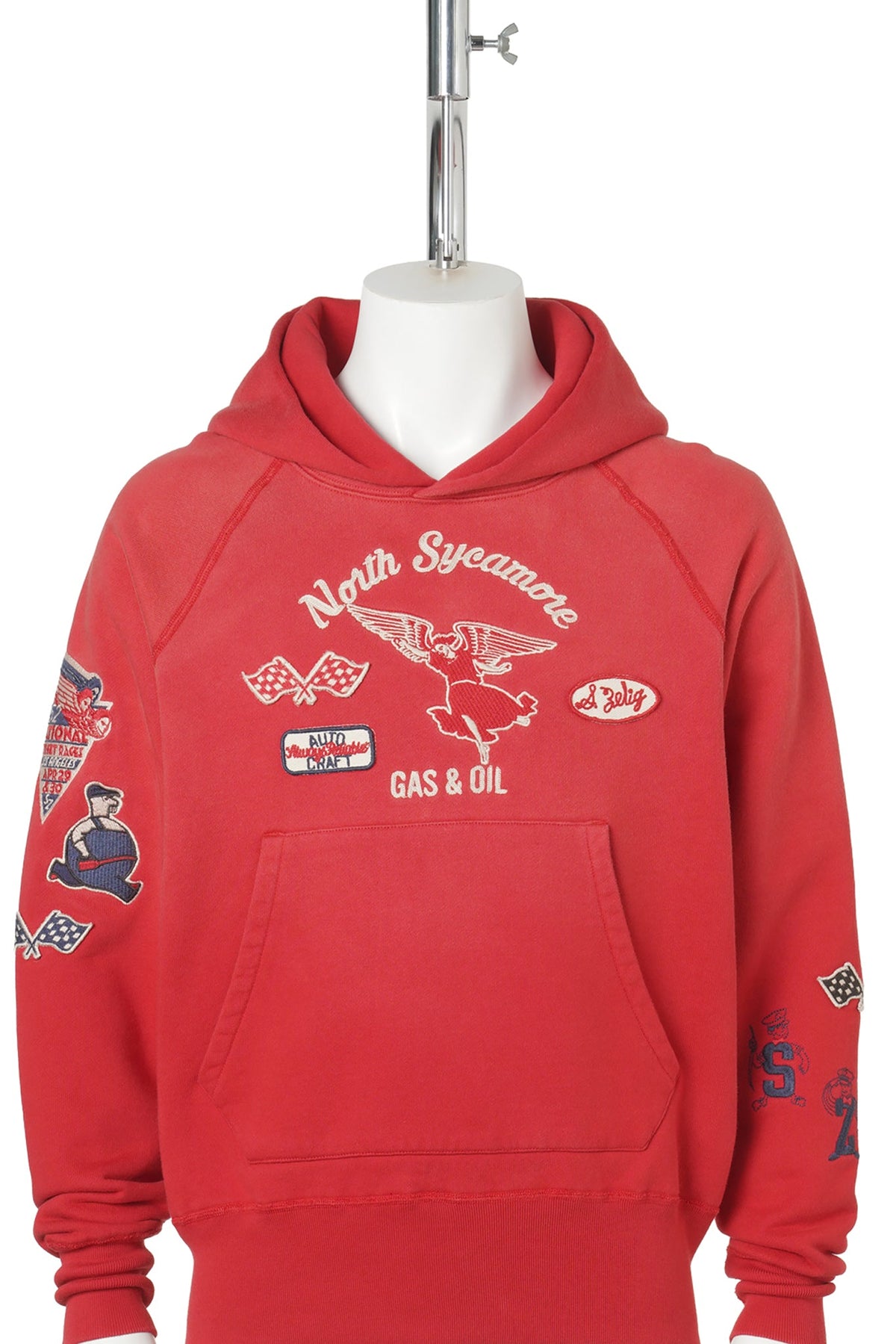 SERVICE HOODIE / VINTAGE RED
