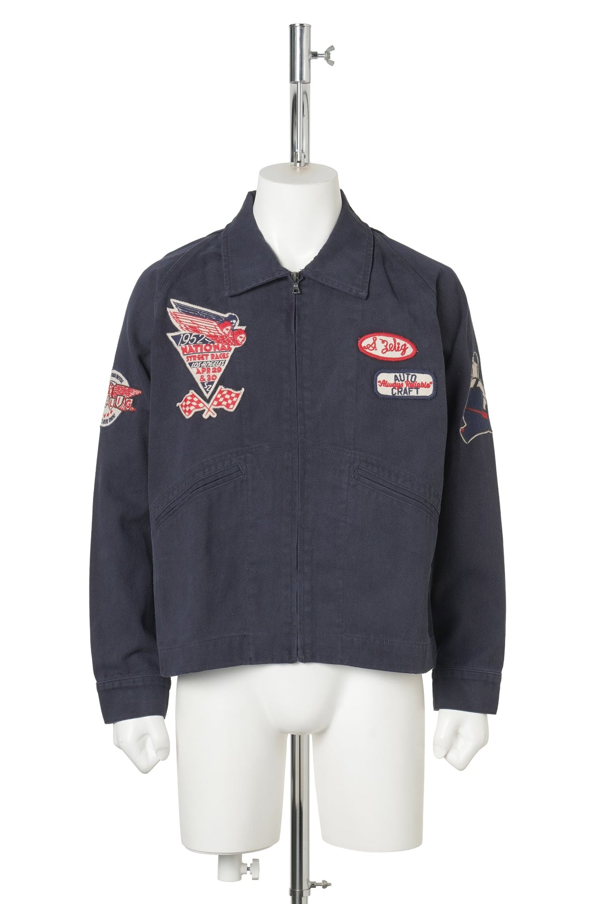 SERVICE ZIP JACKET / FADED NAVY