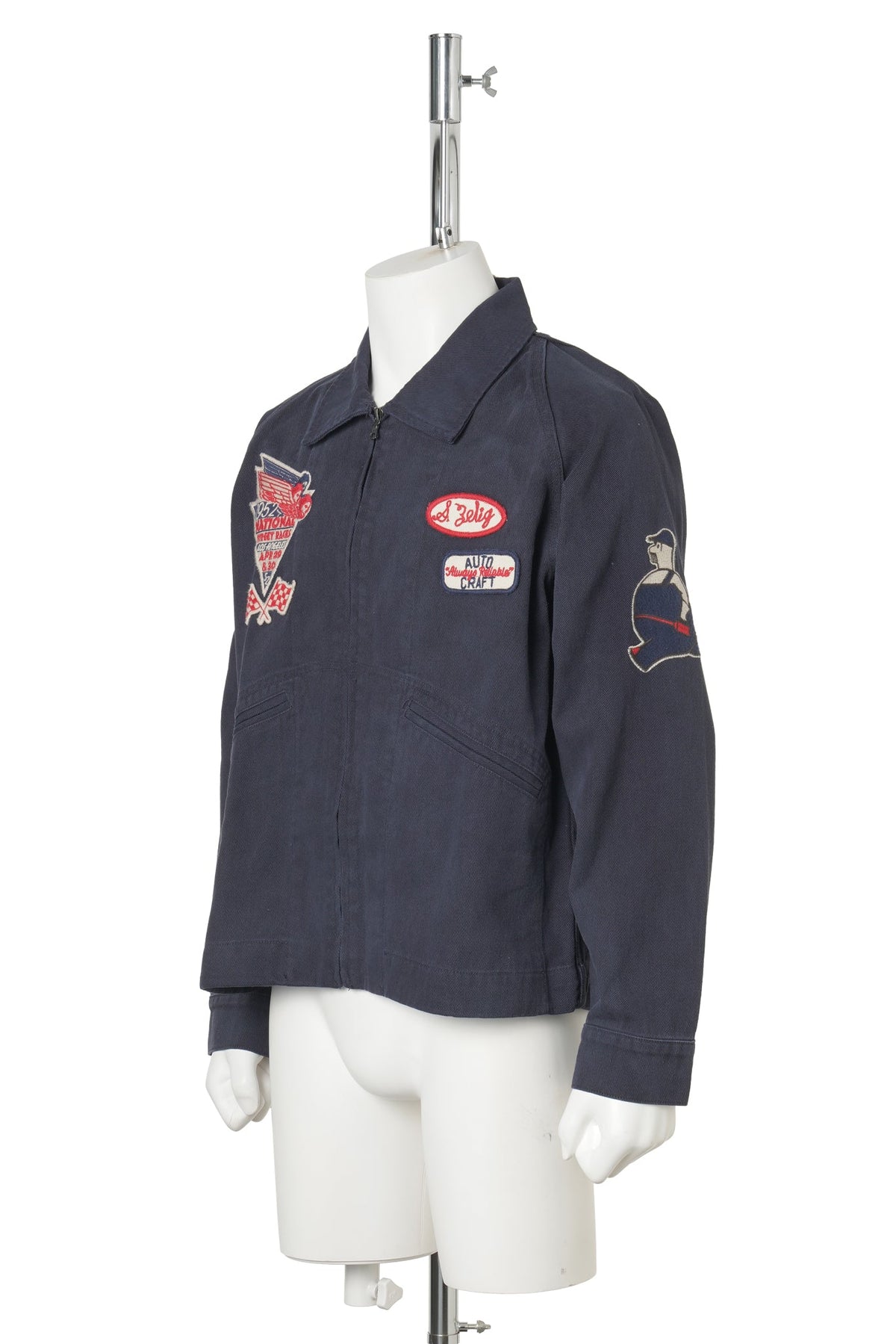SERVICE ZIP JACKET / FADED NAVY
