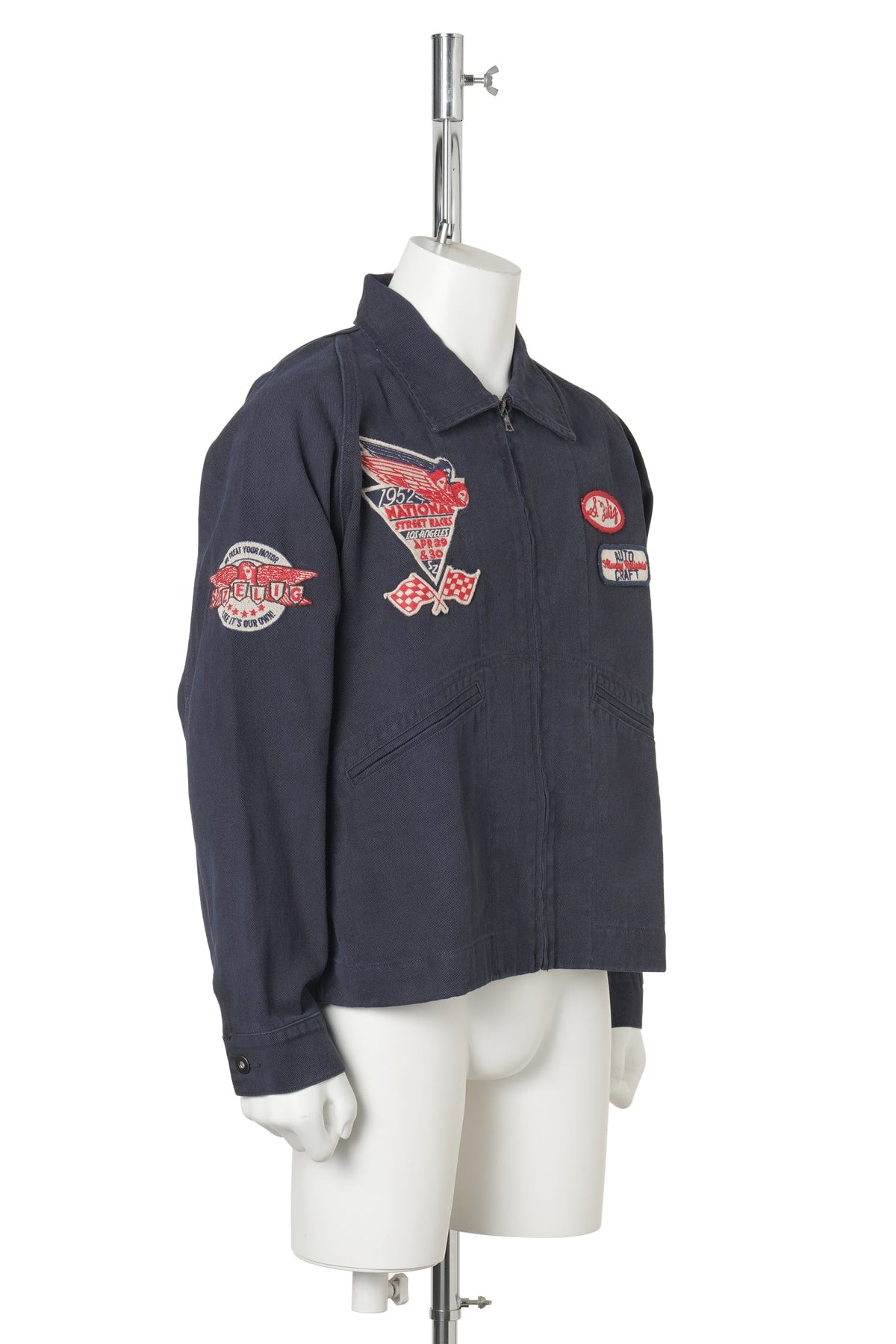 SERVICE ZIP JACKET / FADED NAVY
