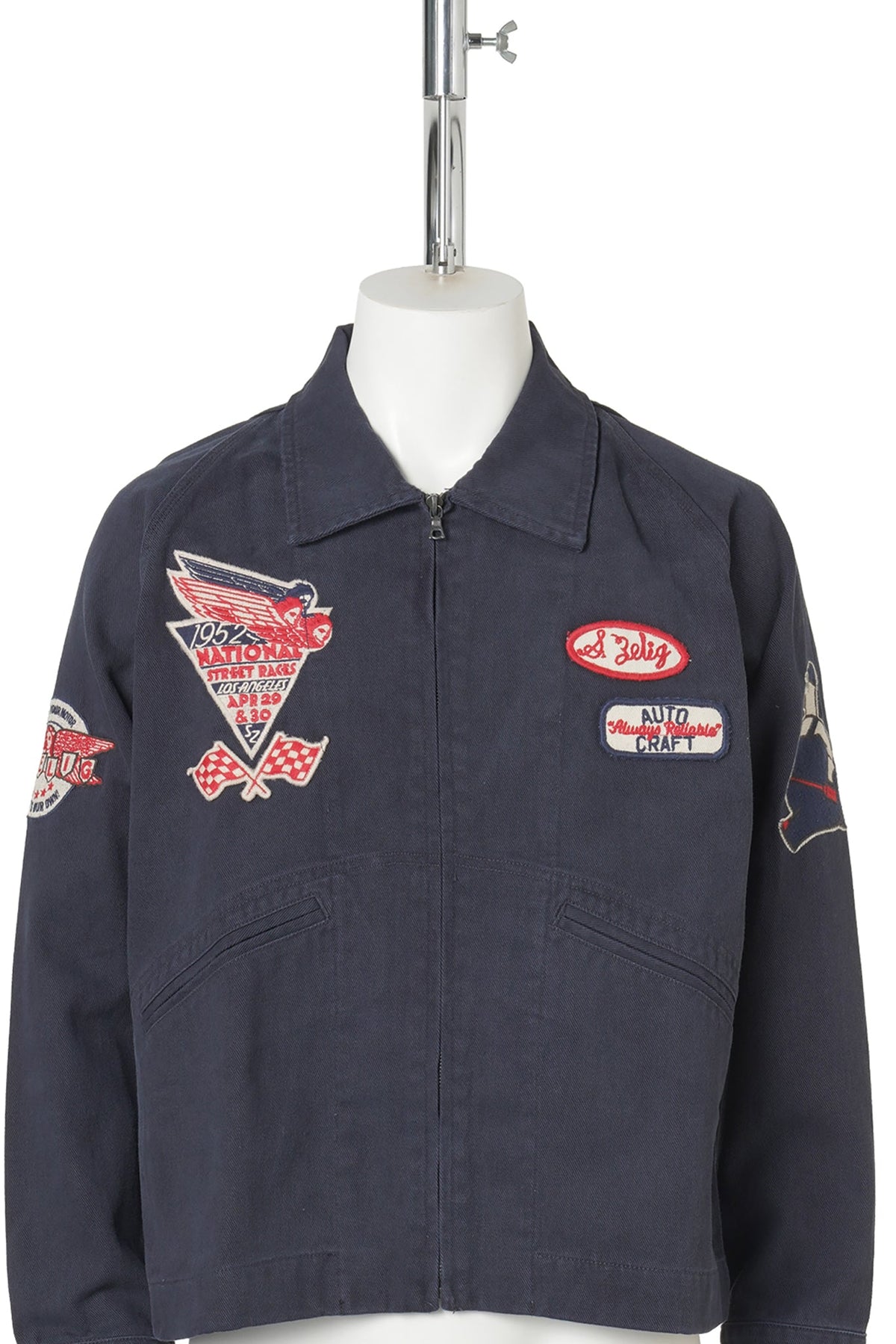 SERVICE ZIP JACKET / FADED NAVY