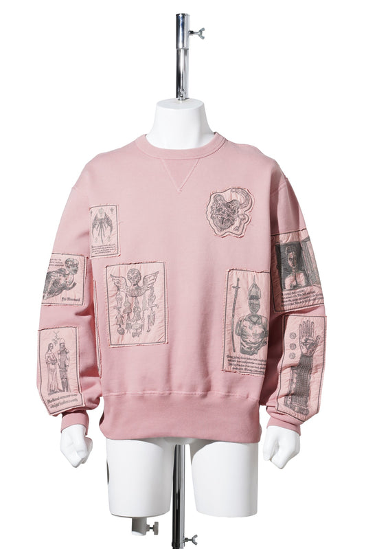 CABINET CREWNECK / DUSTY ROSE