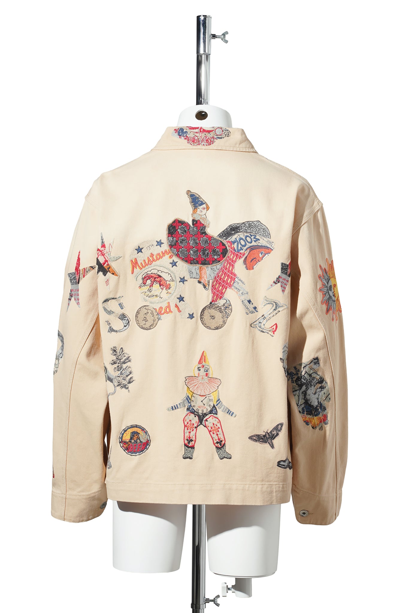 COLLAGE CHORE JACKET / HAY