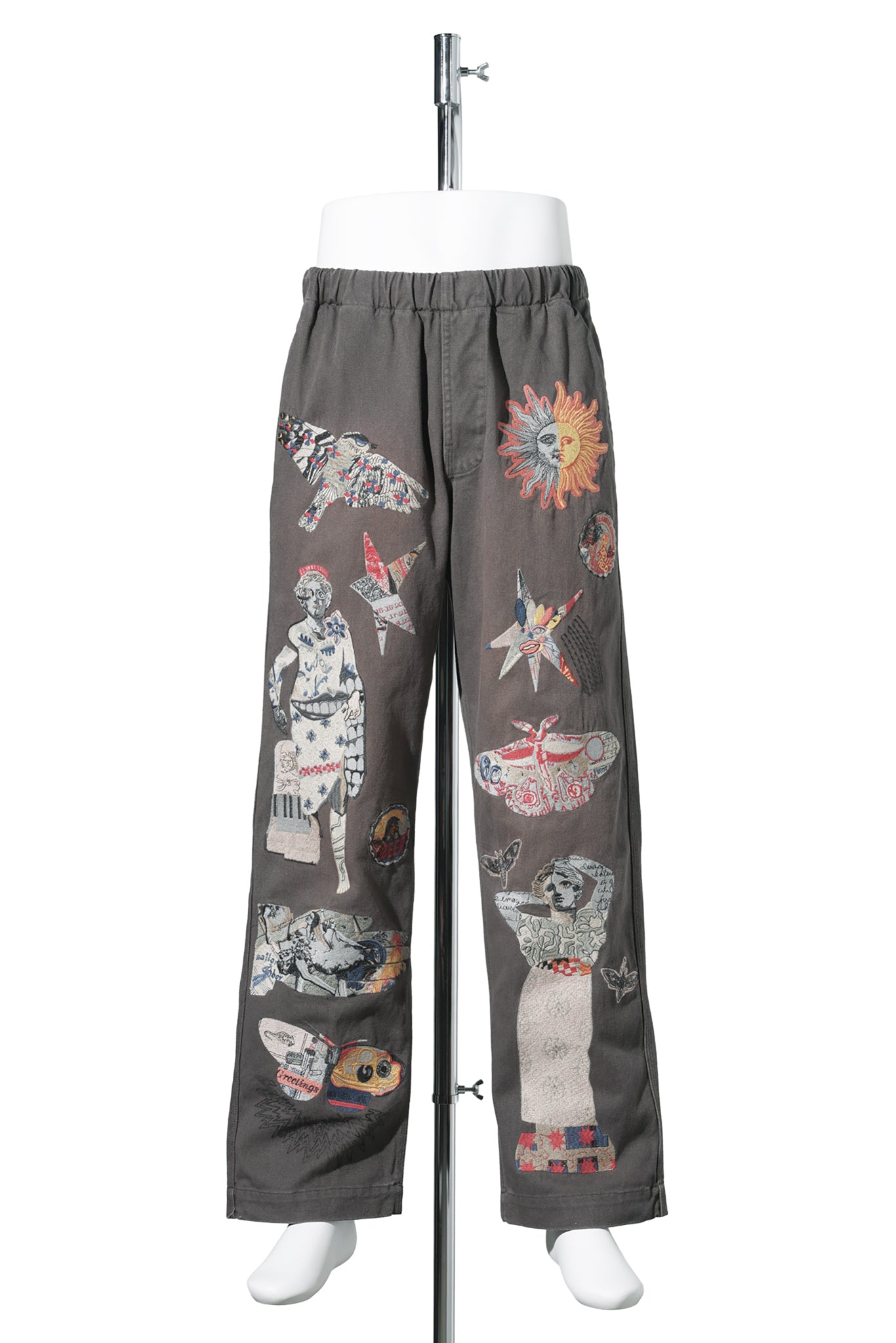 COLLAGE PANT / DARK TAUPE