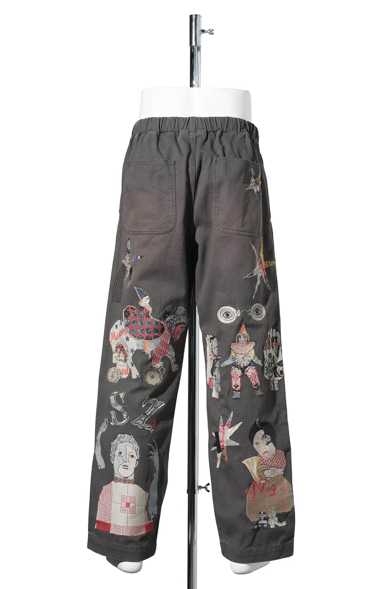 COLLAGE PANT / DARK TAUPE