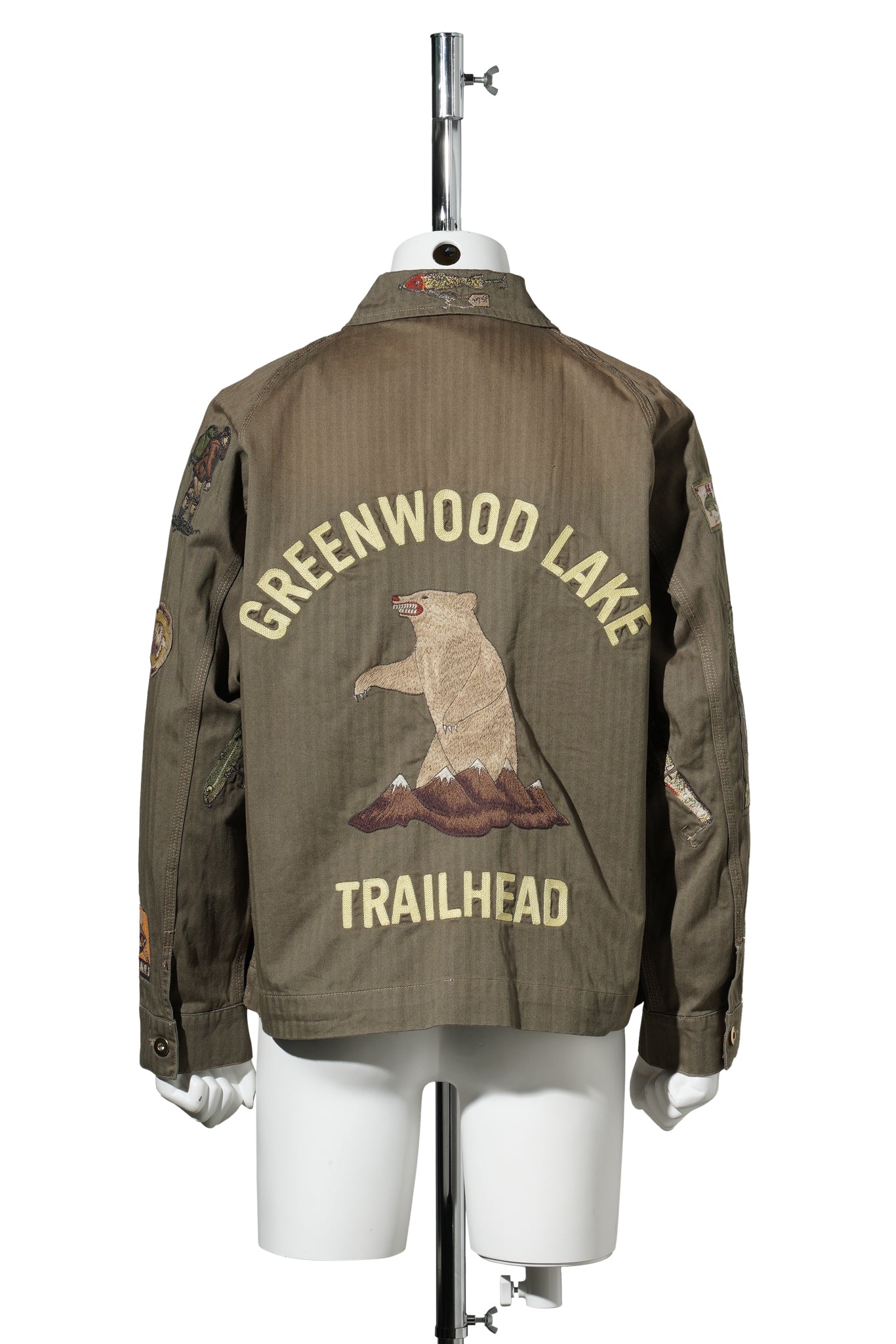 TRAIL ZIP JACKET / ARM GREEN