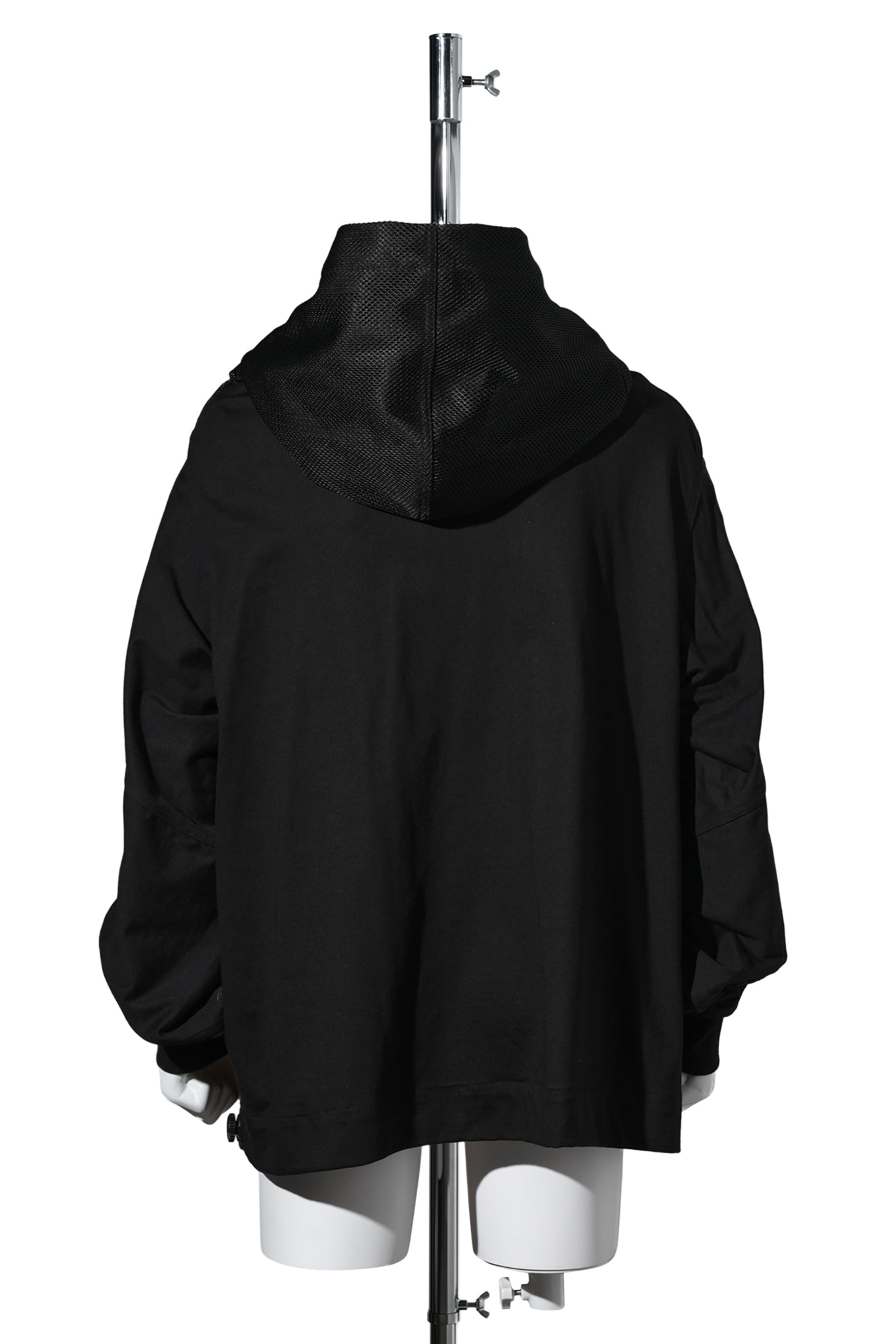 3D PRINTED ASTRONAUT ZIP UP HOODIE / ROCK BLACK&WHITE 3D PRINTED