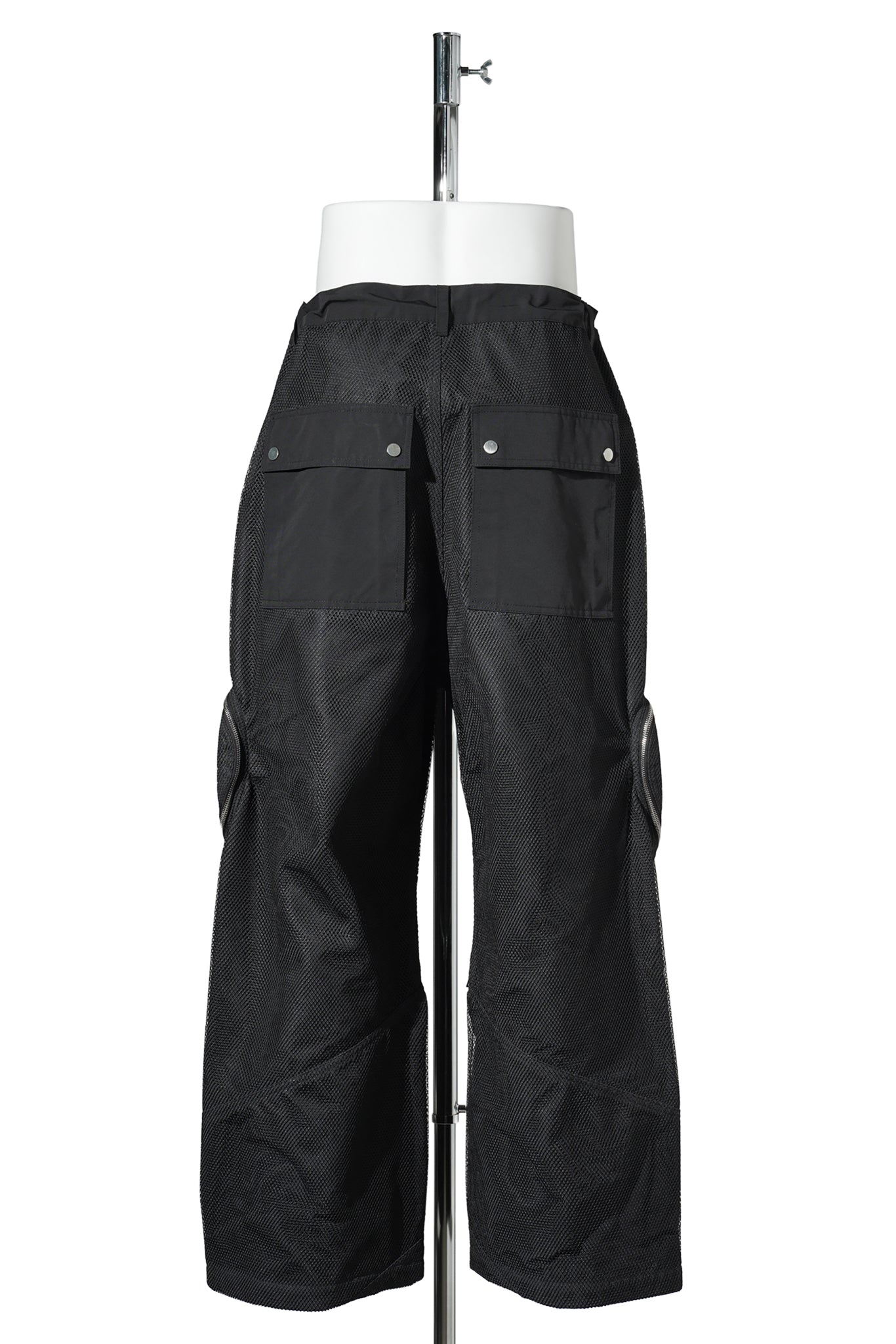 3D PRINTED CIRCLE TROUSERS / ZET BLACK 3D PRINTED