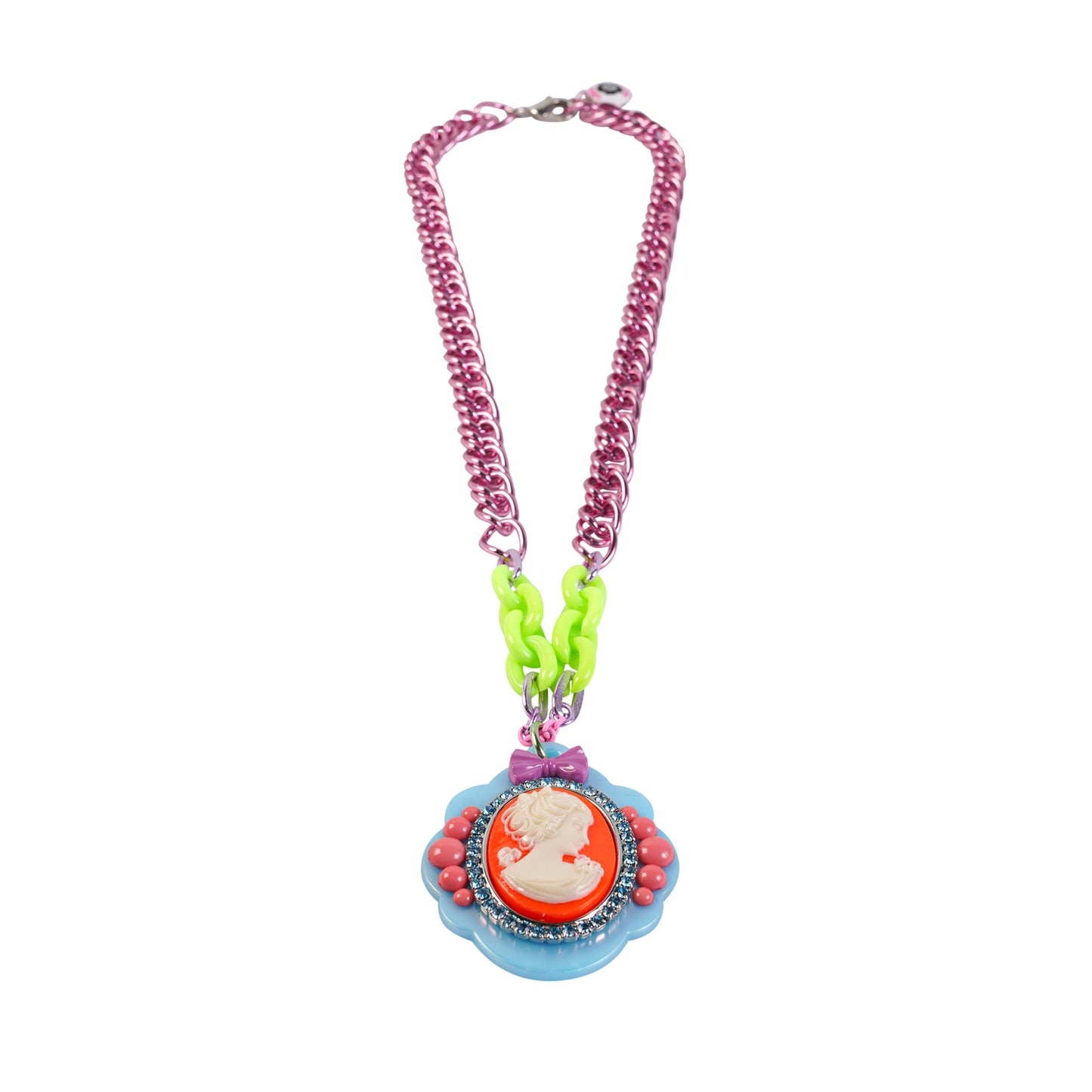 CANDY SEETHER NECKLACE / MULTI BLUE