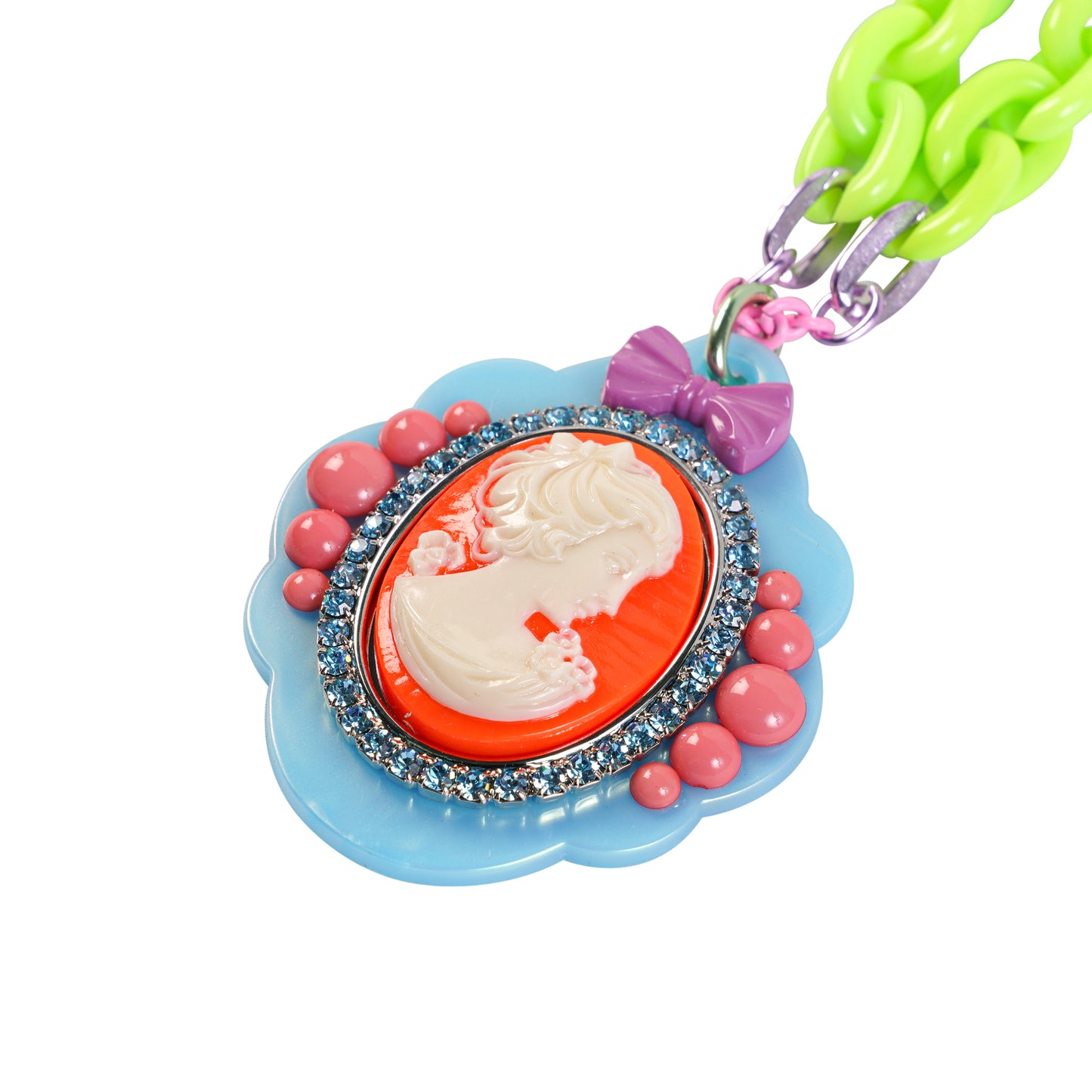 CANDY SEETHER NECKLACE / MULTI BLUE