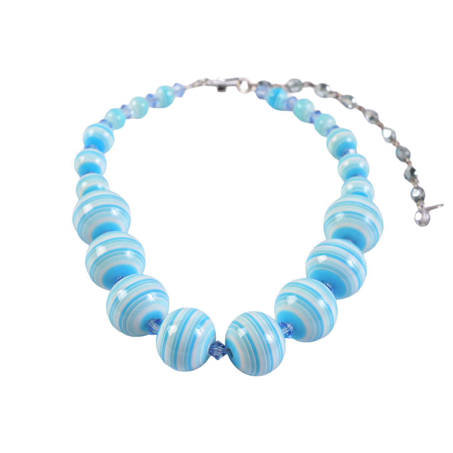 STRIPE NECKLACE / BLUE