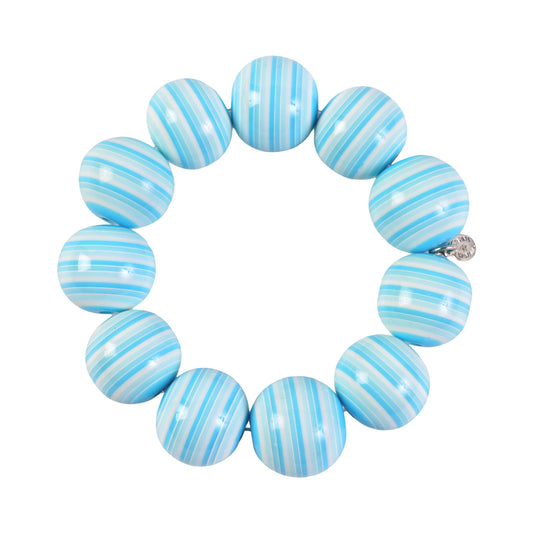 LE BANDE STRIPED BRACELET / BLUE