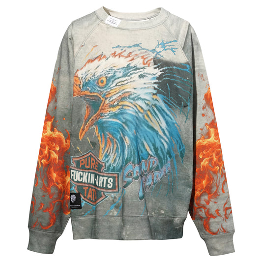 FIRE HAWK RAGLAN SWEAT / HAWK