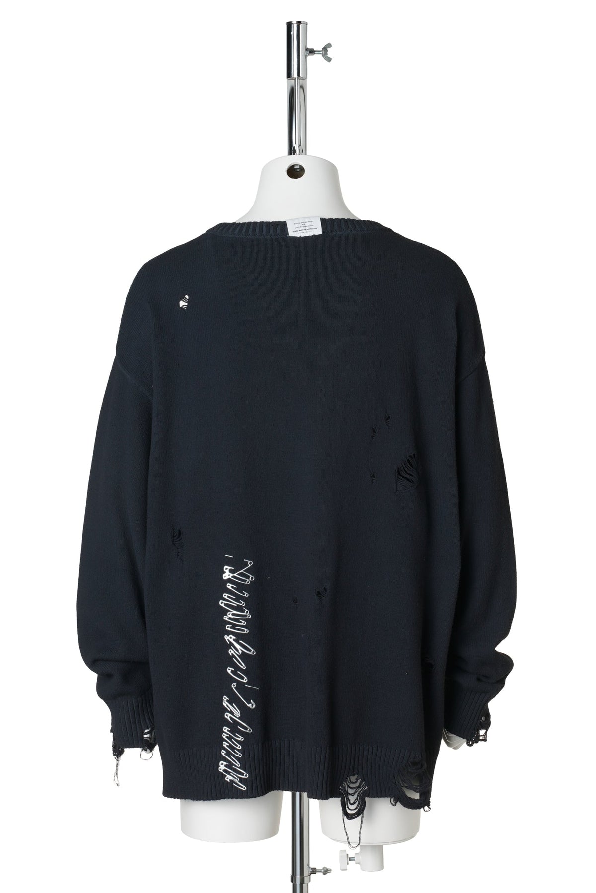 DAMAGE COTTPN KNIT / CROSS
