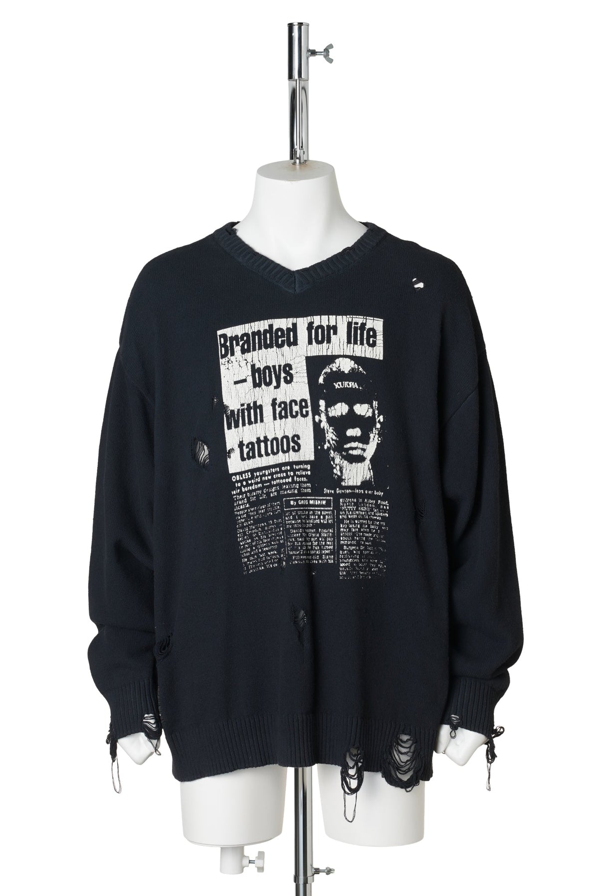 DAMAGE COTTPN KNIT / PRINT