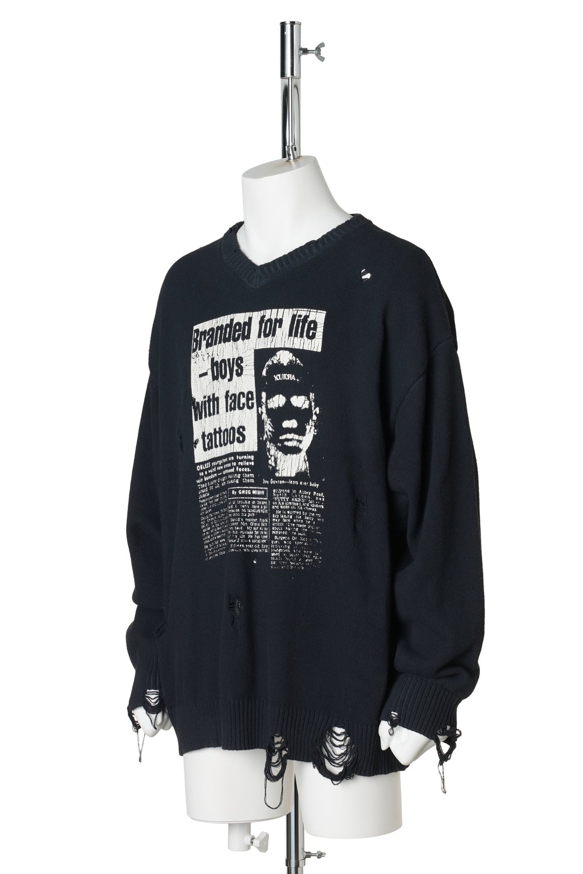DAMAGE COTTPN KNIT / PRINT