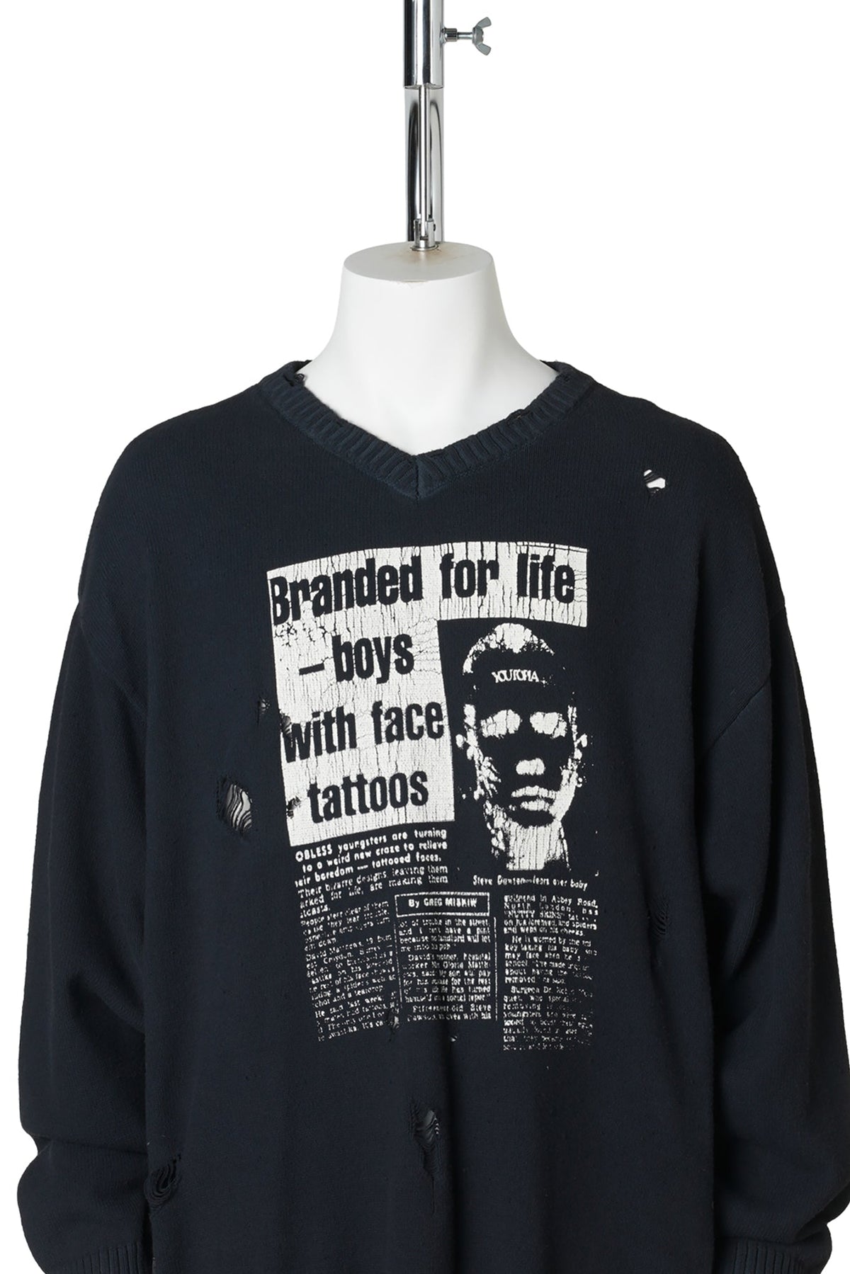 DAMAGE COTTPN KNIT / PRINT