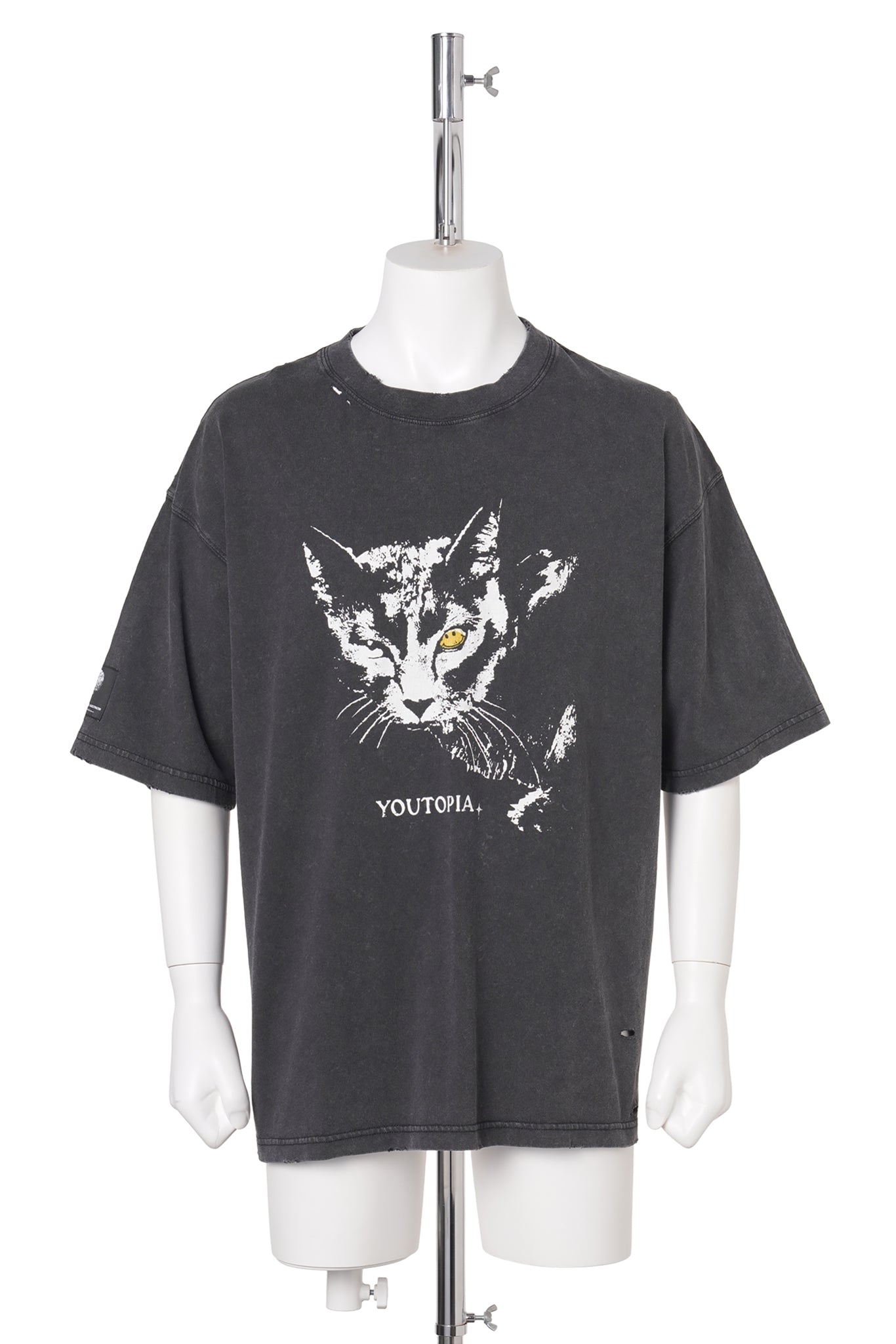 CAT T-SHIRTS / BLACK