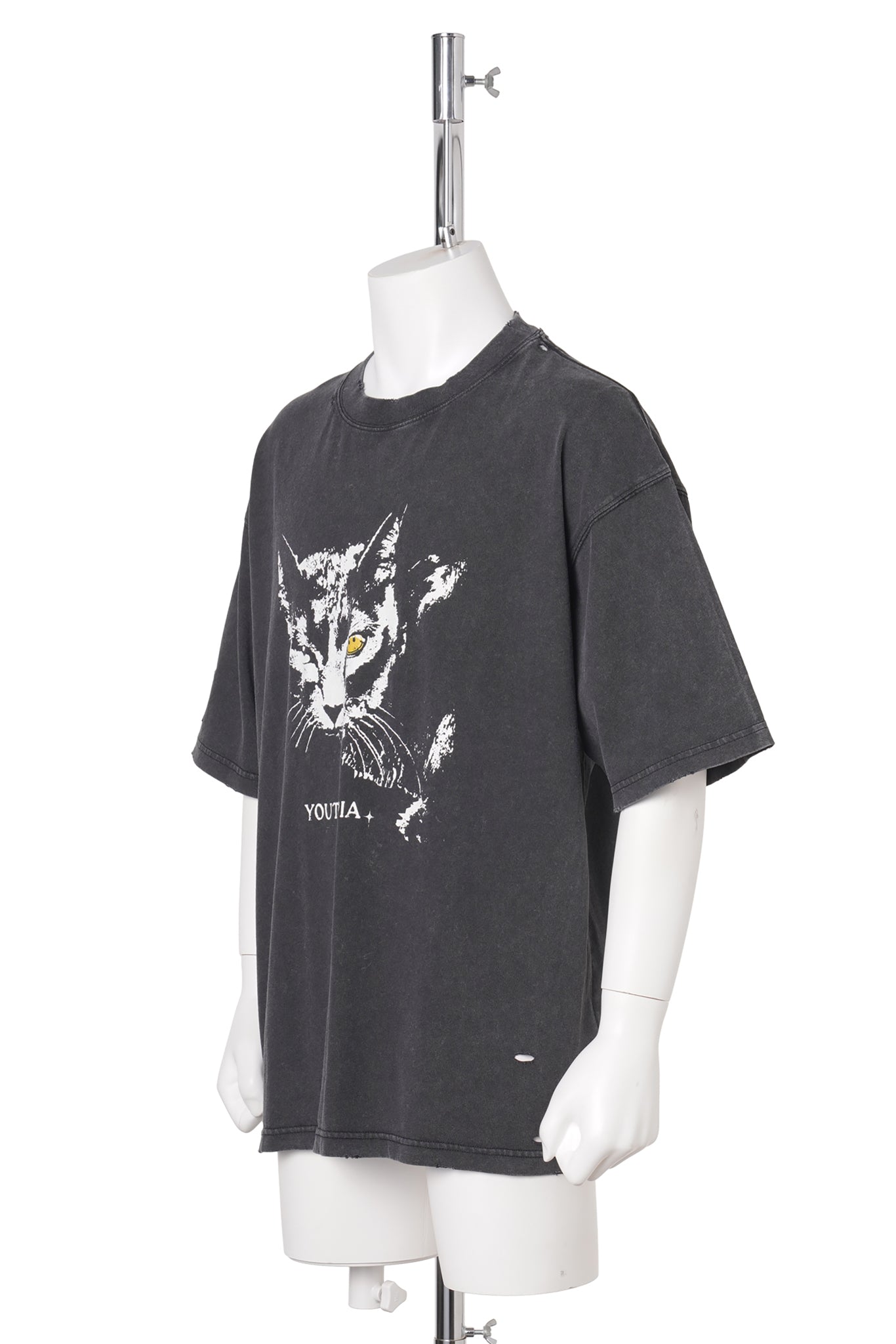 CAT T-SHIRTS / BLACK