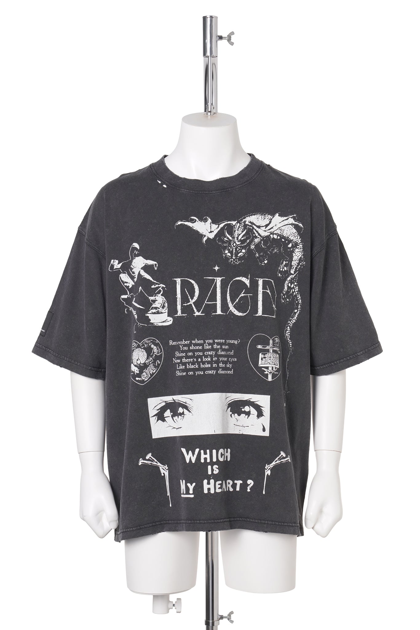 RAGE T-SHIRTS / BLACK