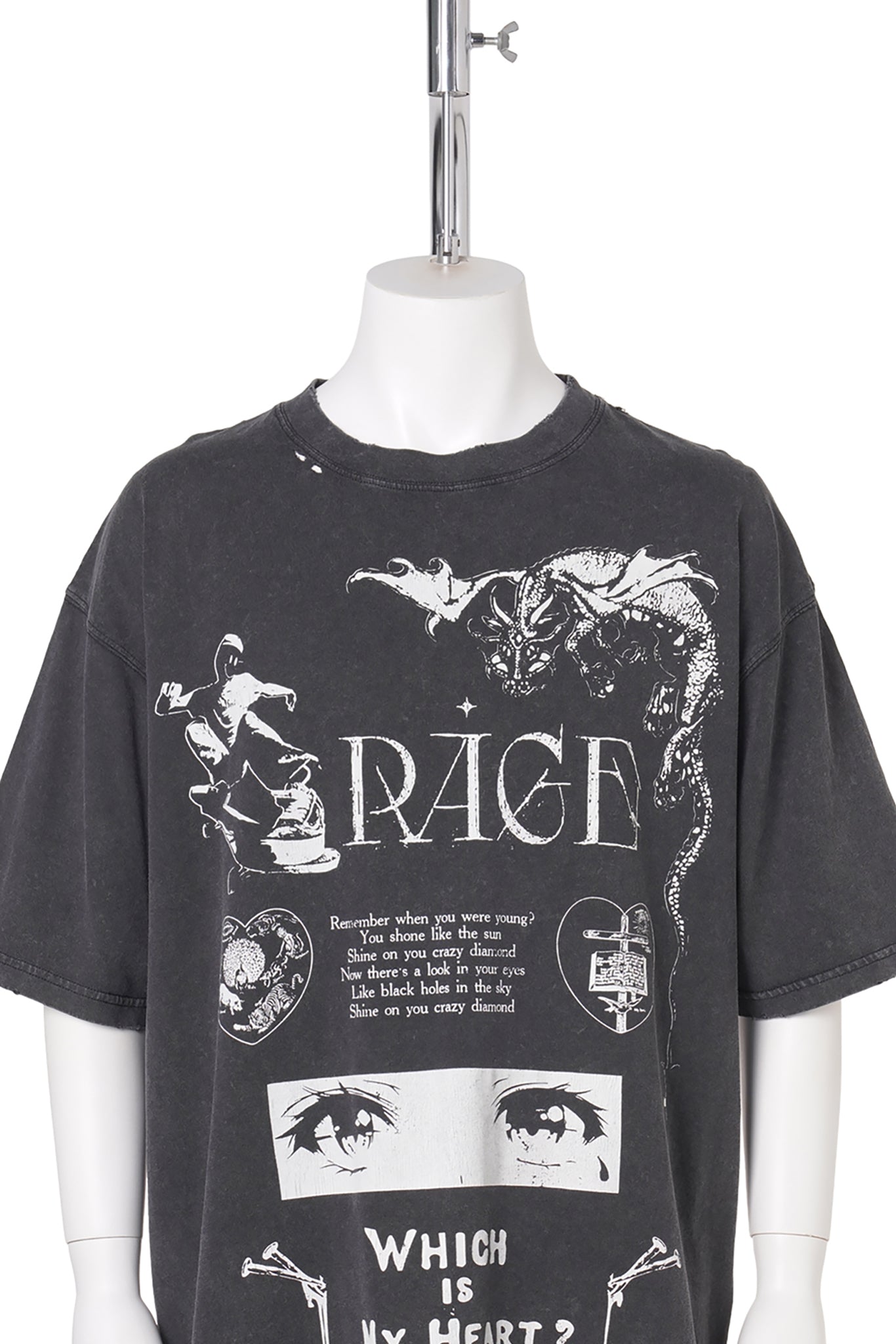 RAGE T-SHIRTS / BLACK
